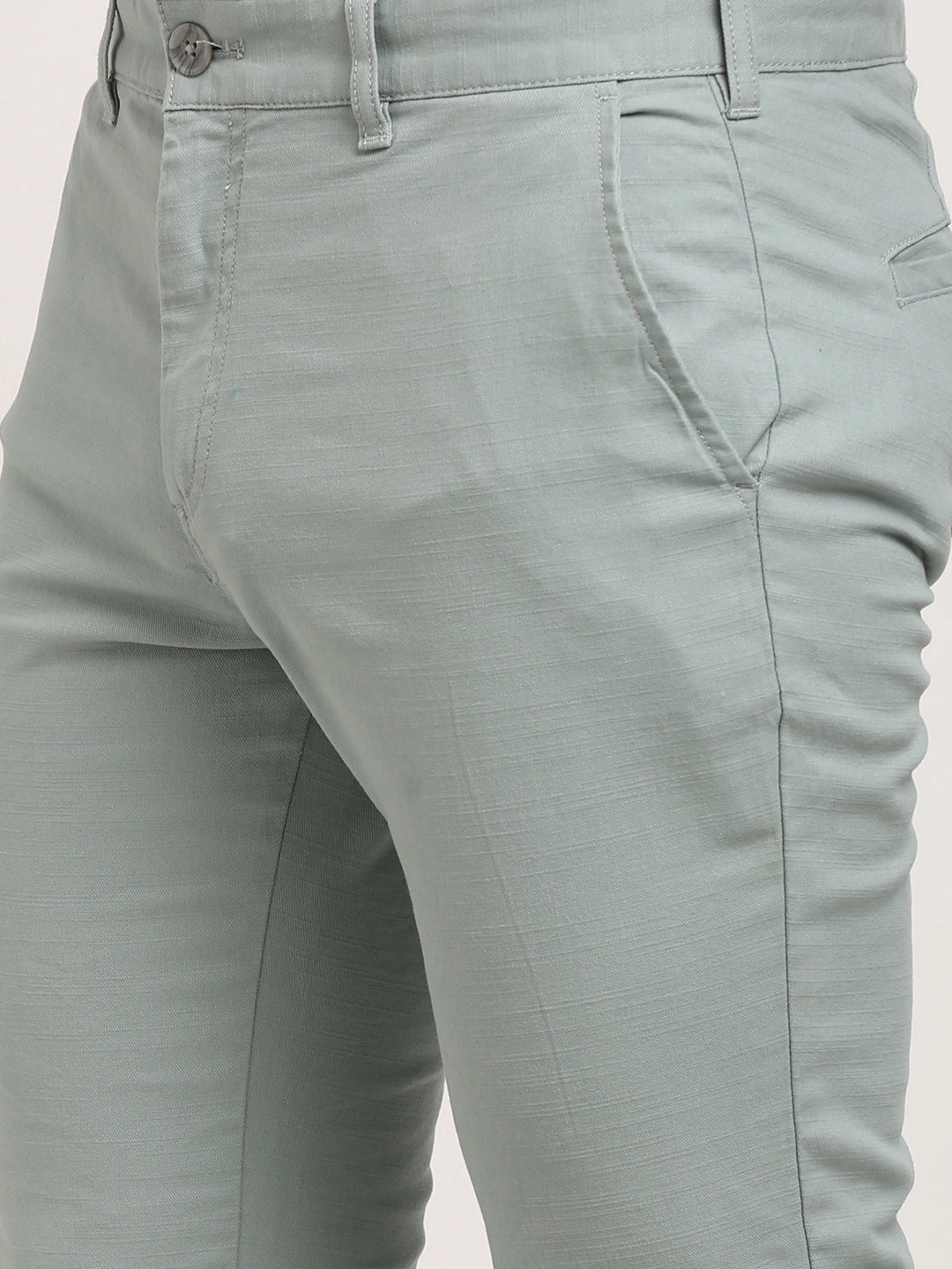 Men Urban Fit Cotton Stretch Trouser