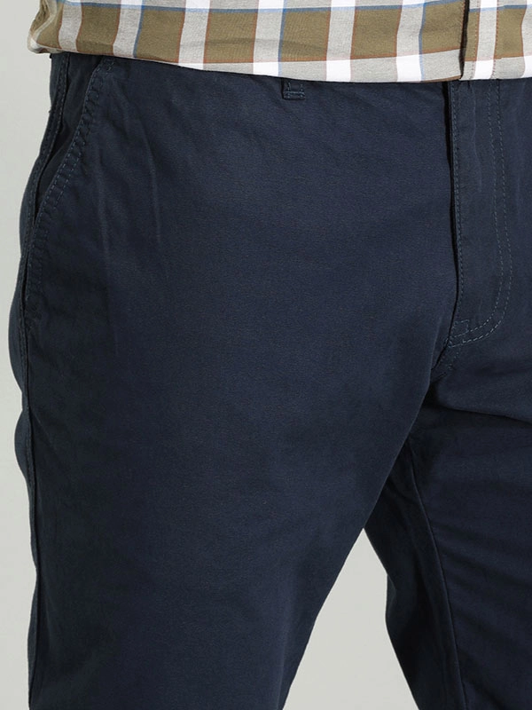 Men Urban Fit Cotton Stretch Trouser