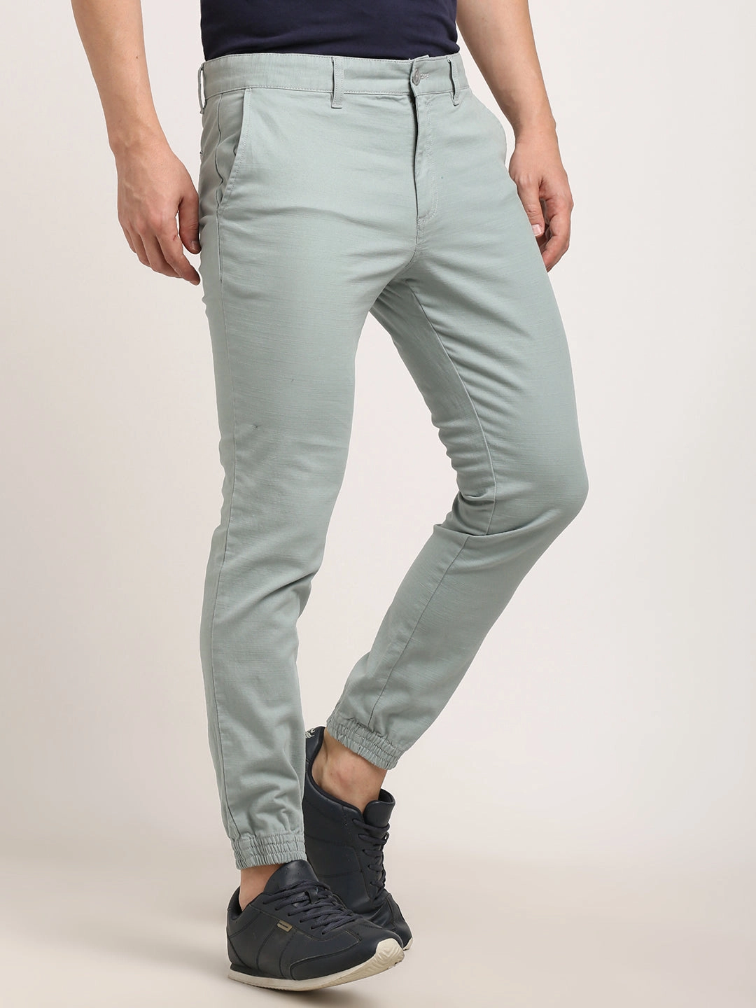 Men Urban Fit Cotton Stretch Trouser
