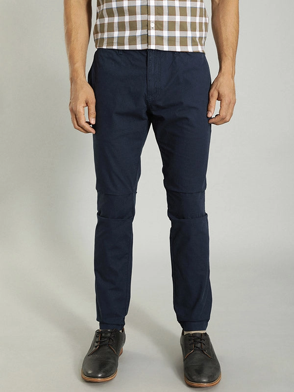 Men Urban Fit Cotton Stretch Trouser