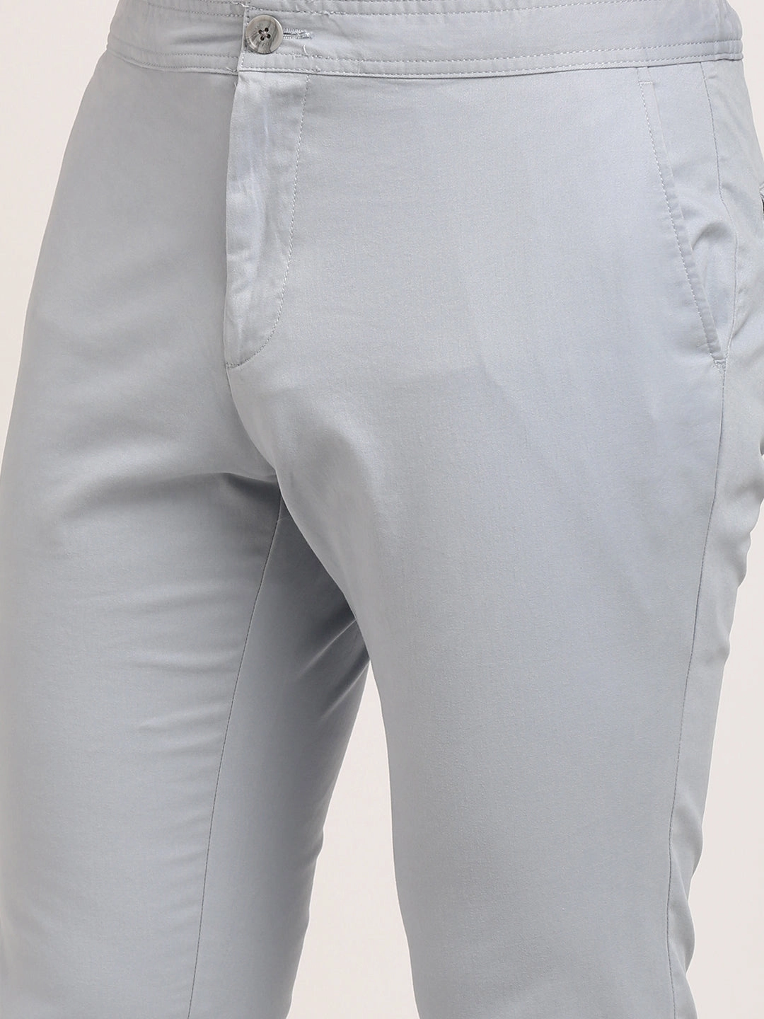 Men Urban Fit Cotton Stretch Trouser