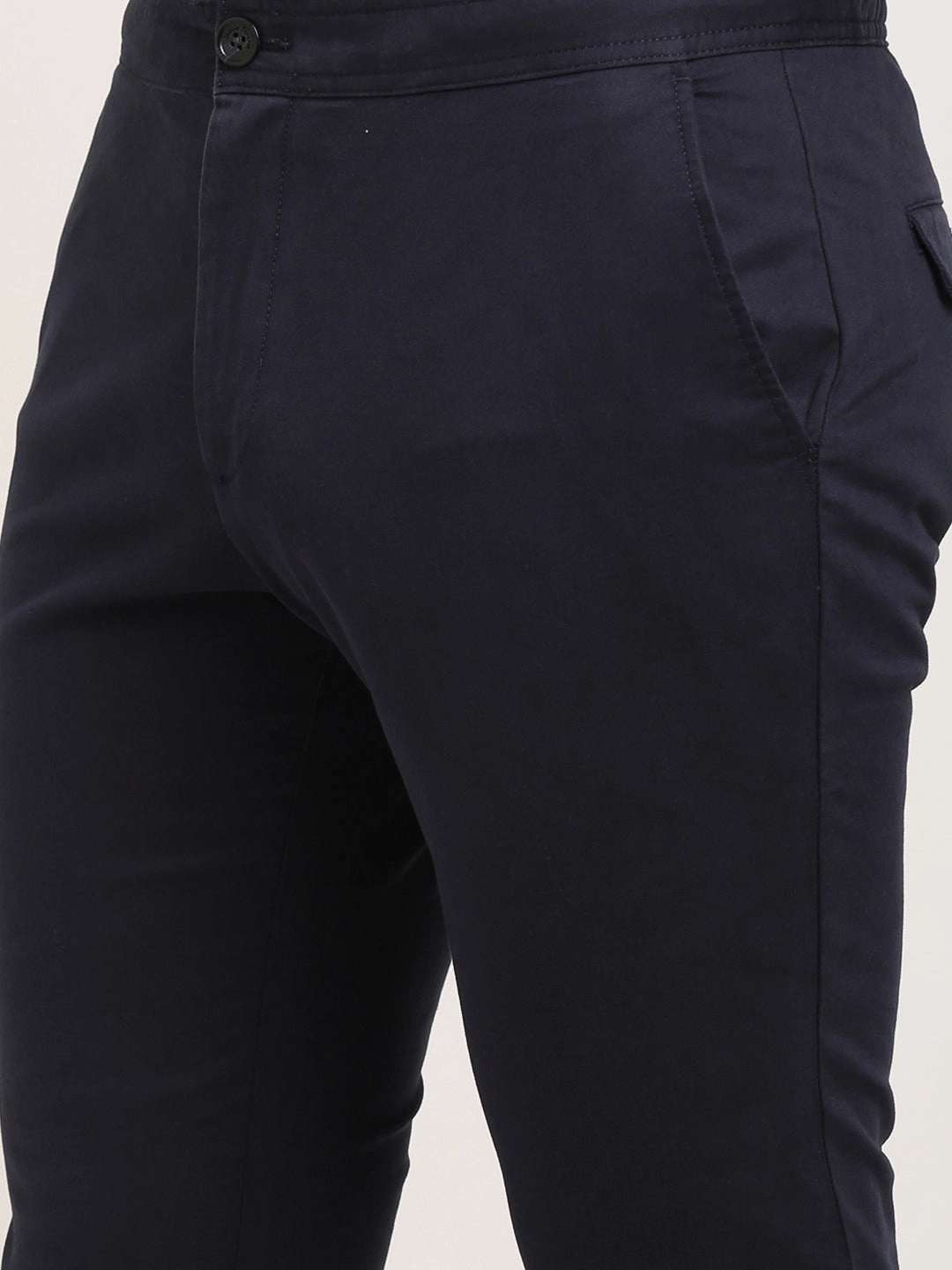Men Urban Fit Cotton Stretch Trouser