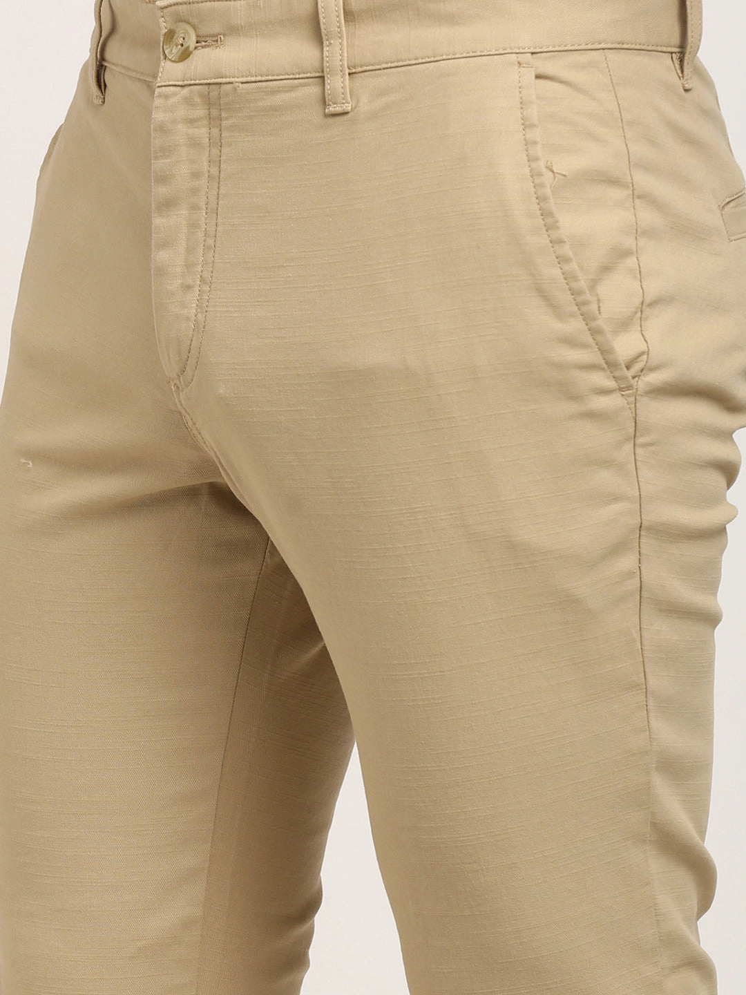 Men Urban Fit Cotton Stretch Trouser