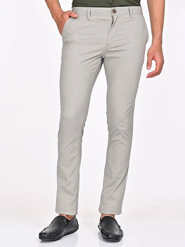 Men Urban Fit Cotton Stretch Trouser