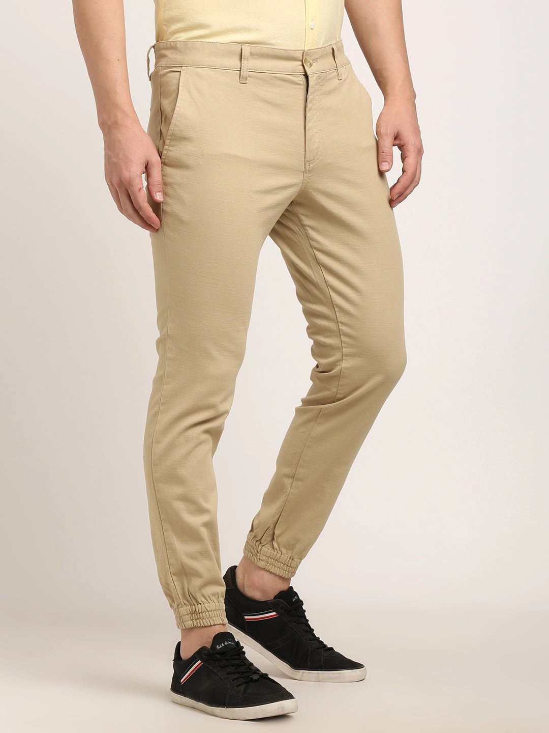 Men Urban Fit Cotton Stretch Trouser