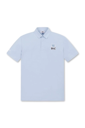 Men's Essential Pique Polo Light Blue