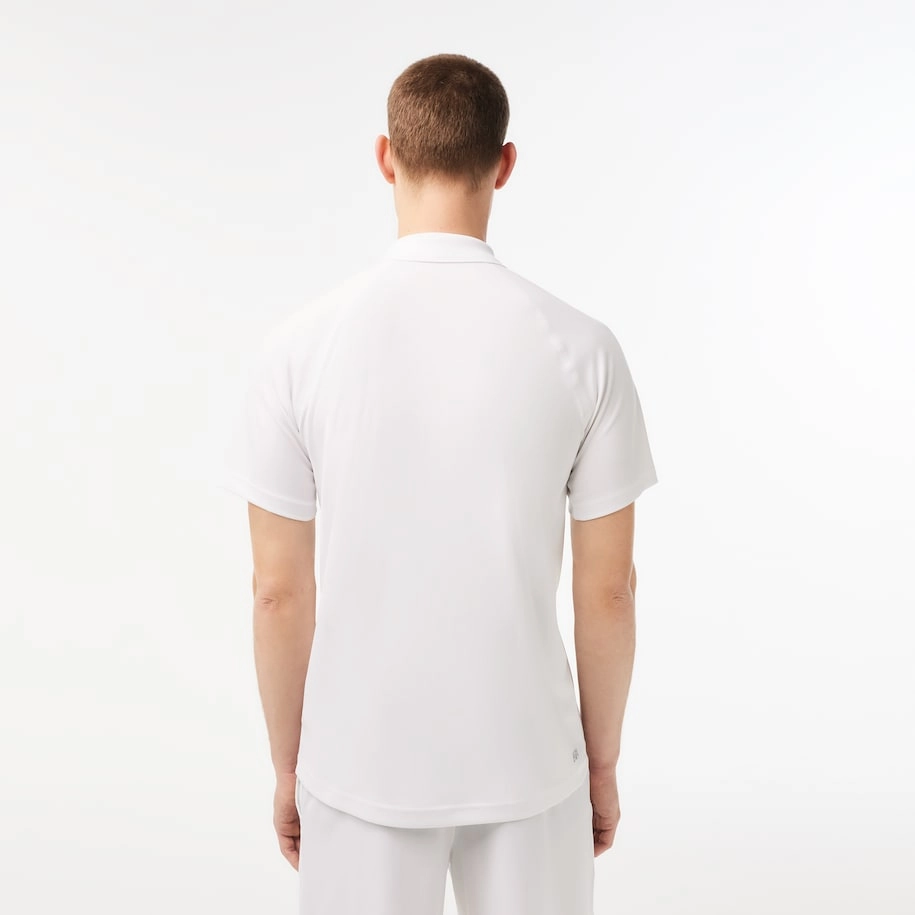 Men's SPORT Breathable Abrasion-Resistant Interlock Polo White
