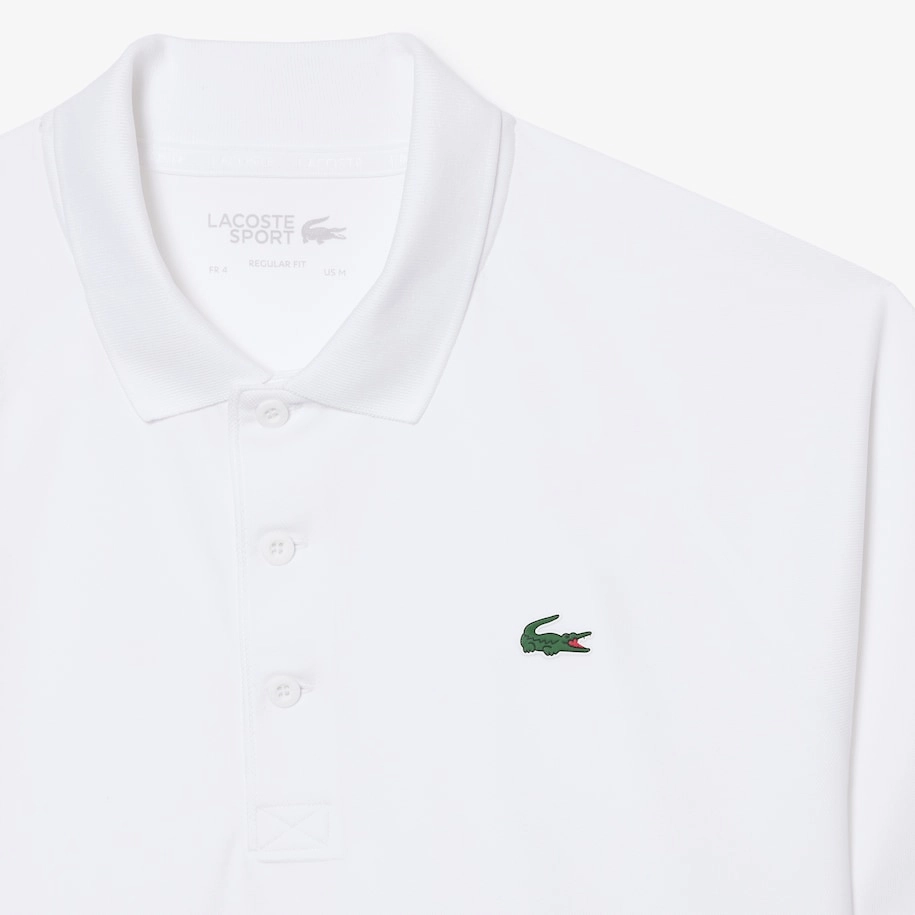 Men's SPORT Breathable Abrasion-Resistant Interlock Polo White
