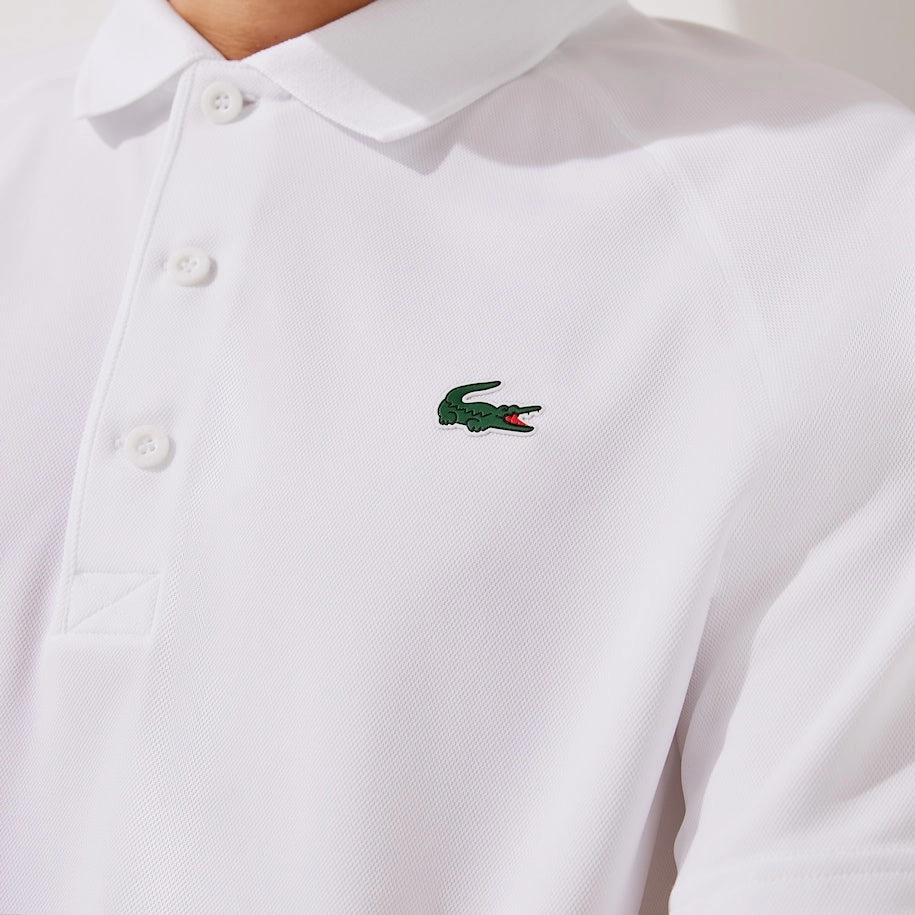 Men's SPORT Breathable Abrasion-Resistant Interlock Polo White
