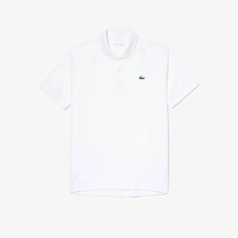 Men's SPORT Breathable Abrasion-Resistant Interlock Polo White