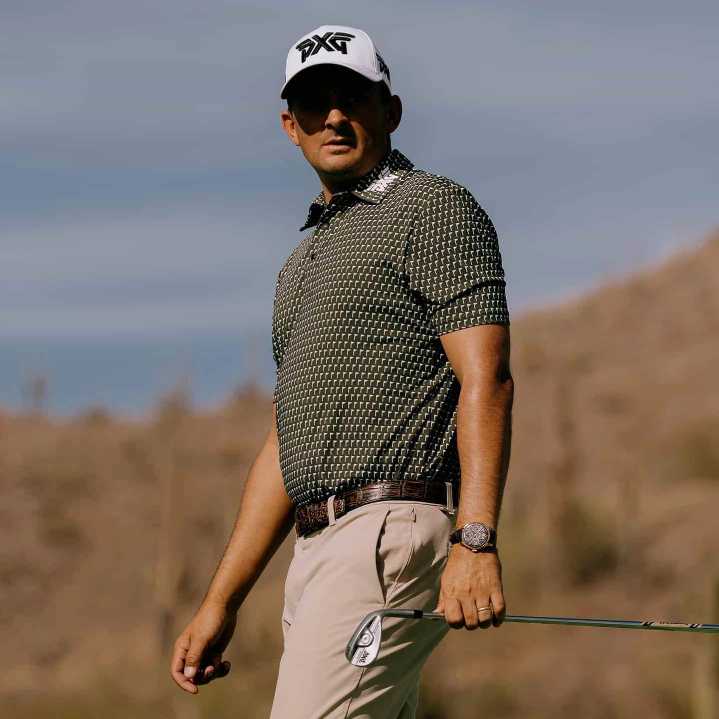 Men's Tour Pin Flag Polo