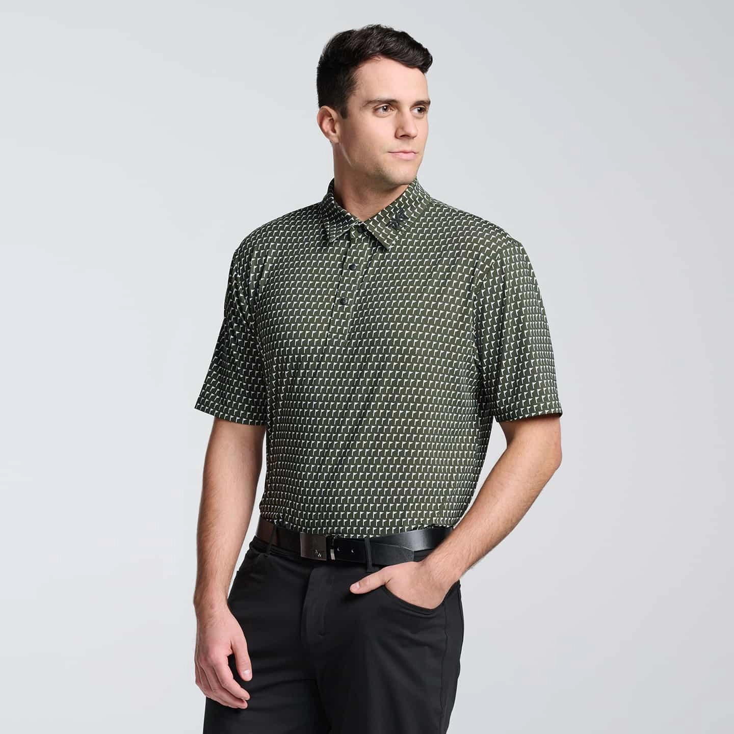 Men's Tour Pin Flag Polo
