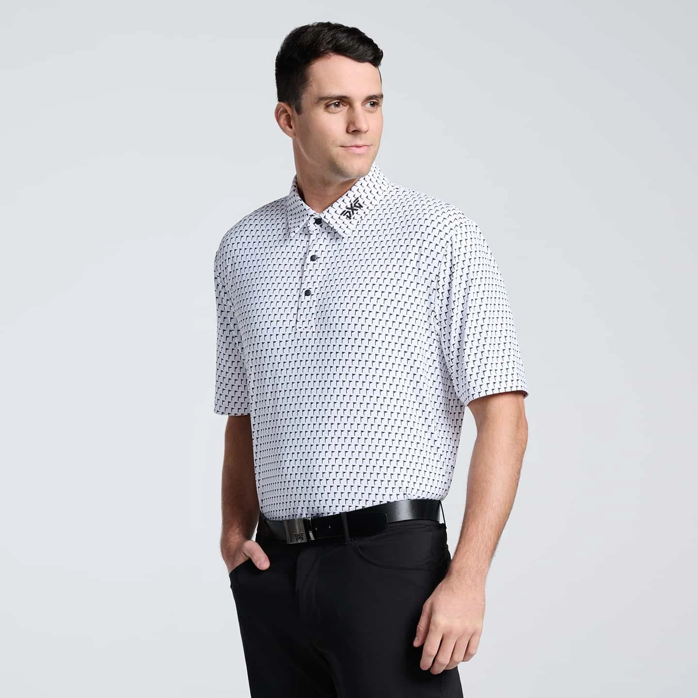 Men's Tour Pin Flag Polo