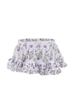 Mini Rita Ruffle Skirt in Maeve Floral