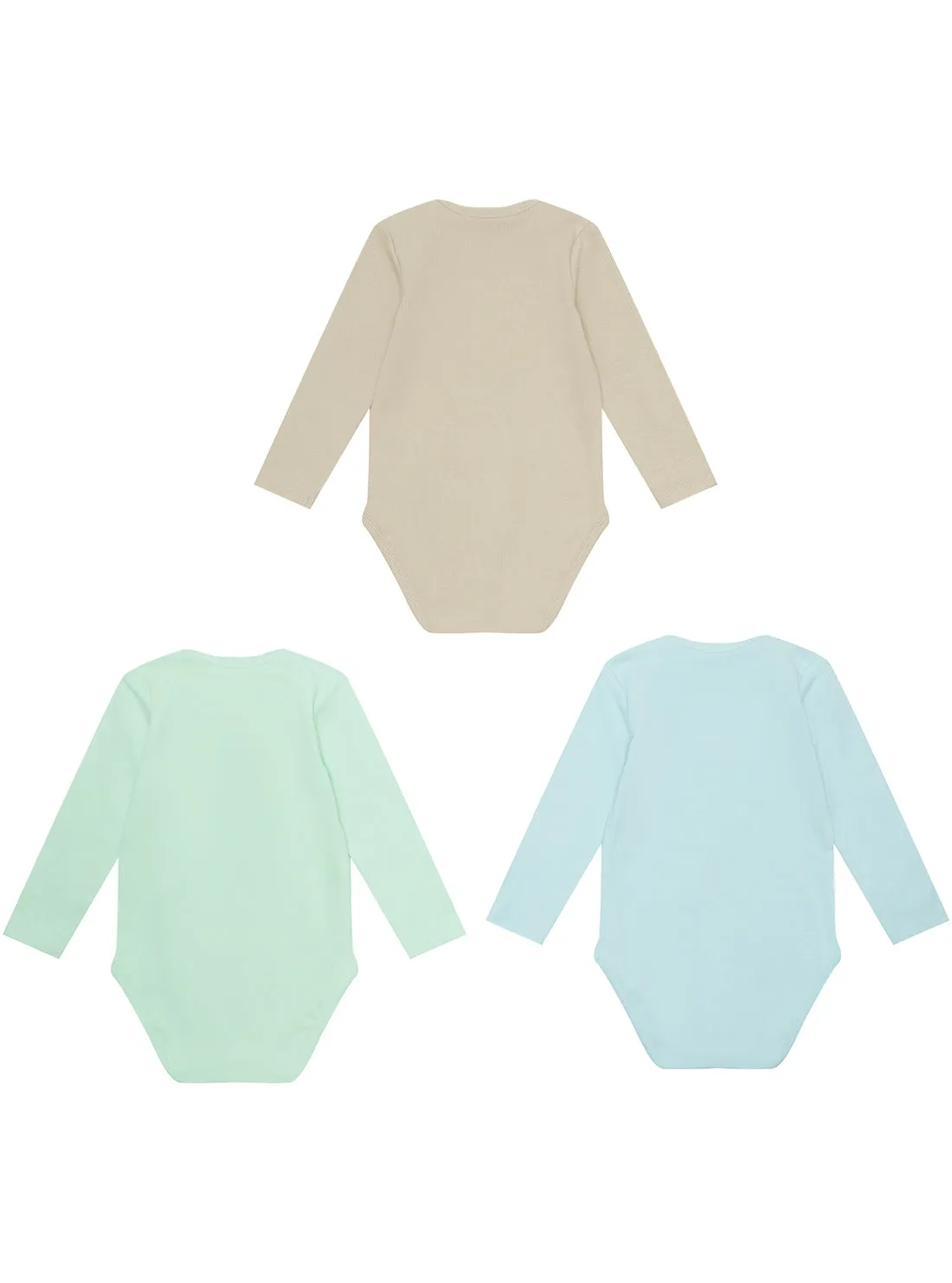 Multi Colour 3 Piece Bodysuit Set (0-12M)