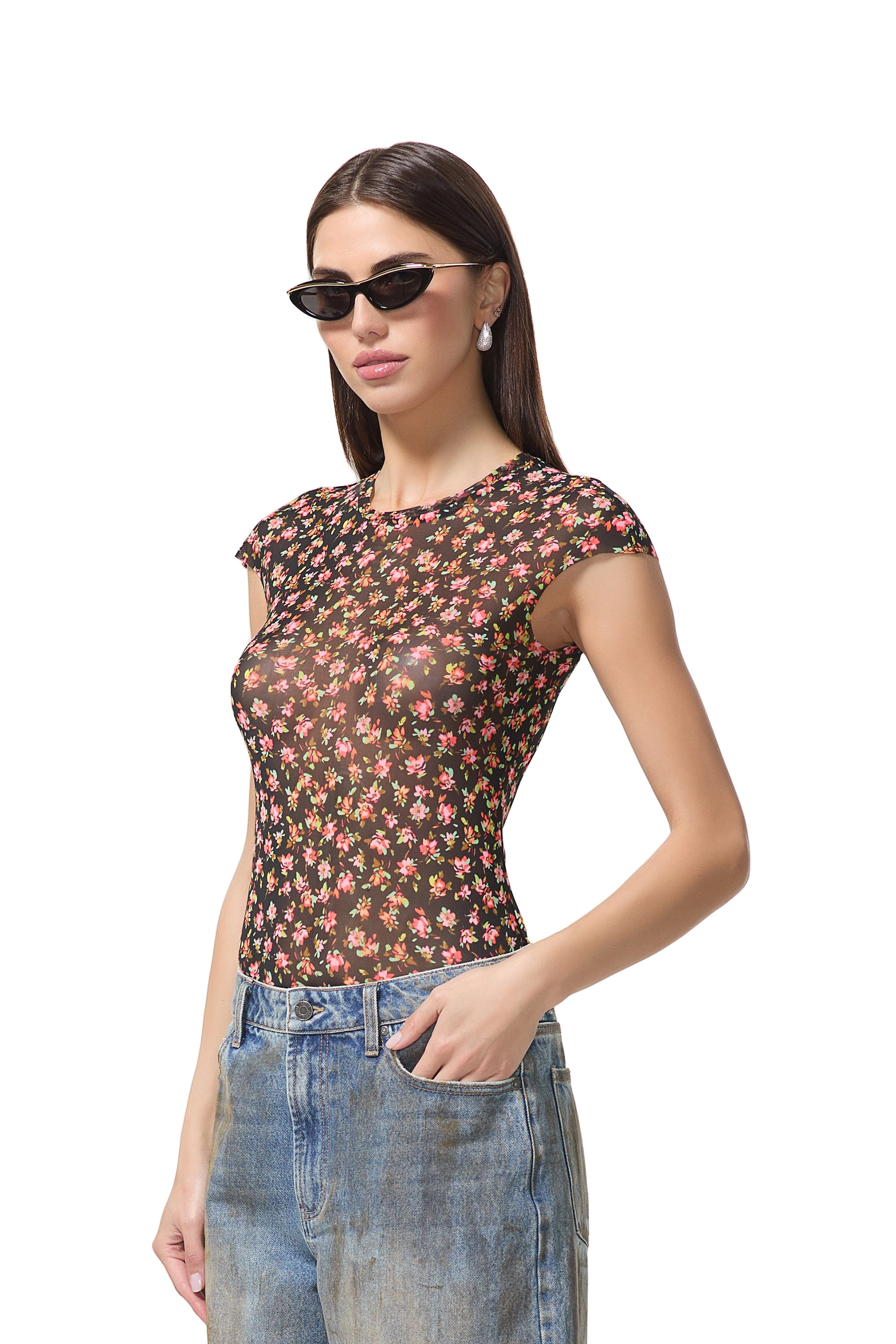 Nina Top - Spring Ditsy
