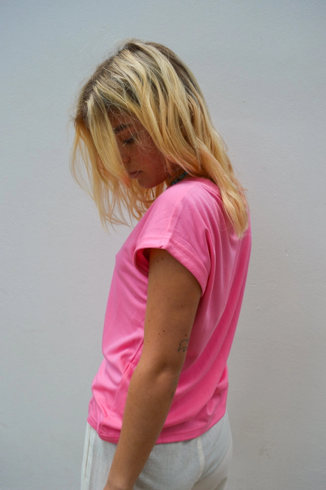 Numph Lizy Pink Carnation T-Shirt