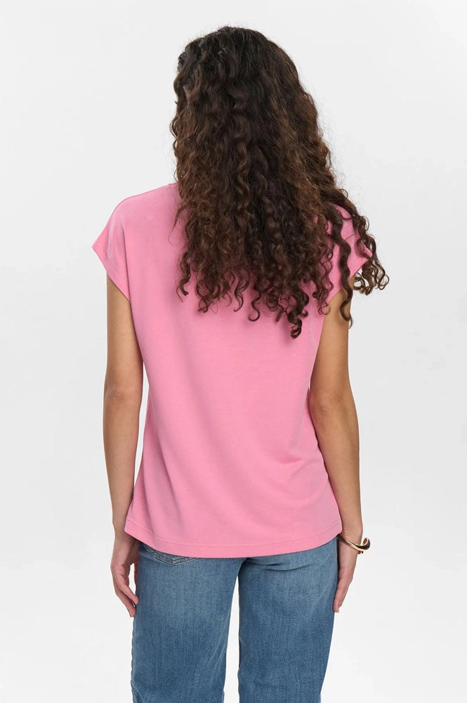 Numph Lizy Pink Carnation T-Shirt