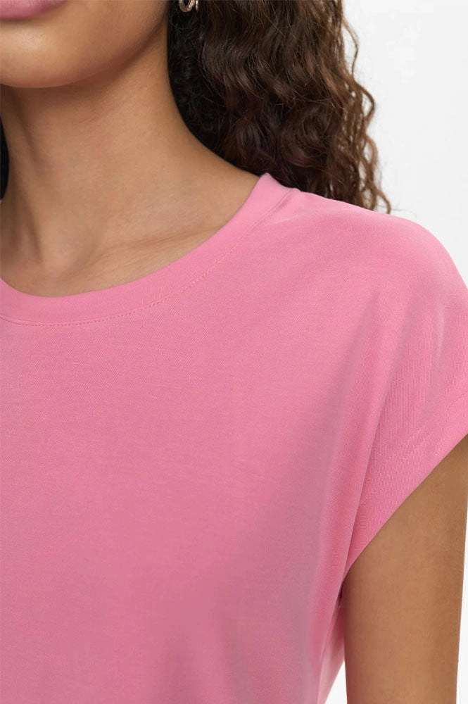 Numph Lizy Pink Carnation T-Shirt