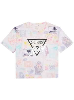 Paradise Print Short Sleeve T-Shirt (7-16)