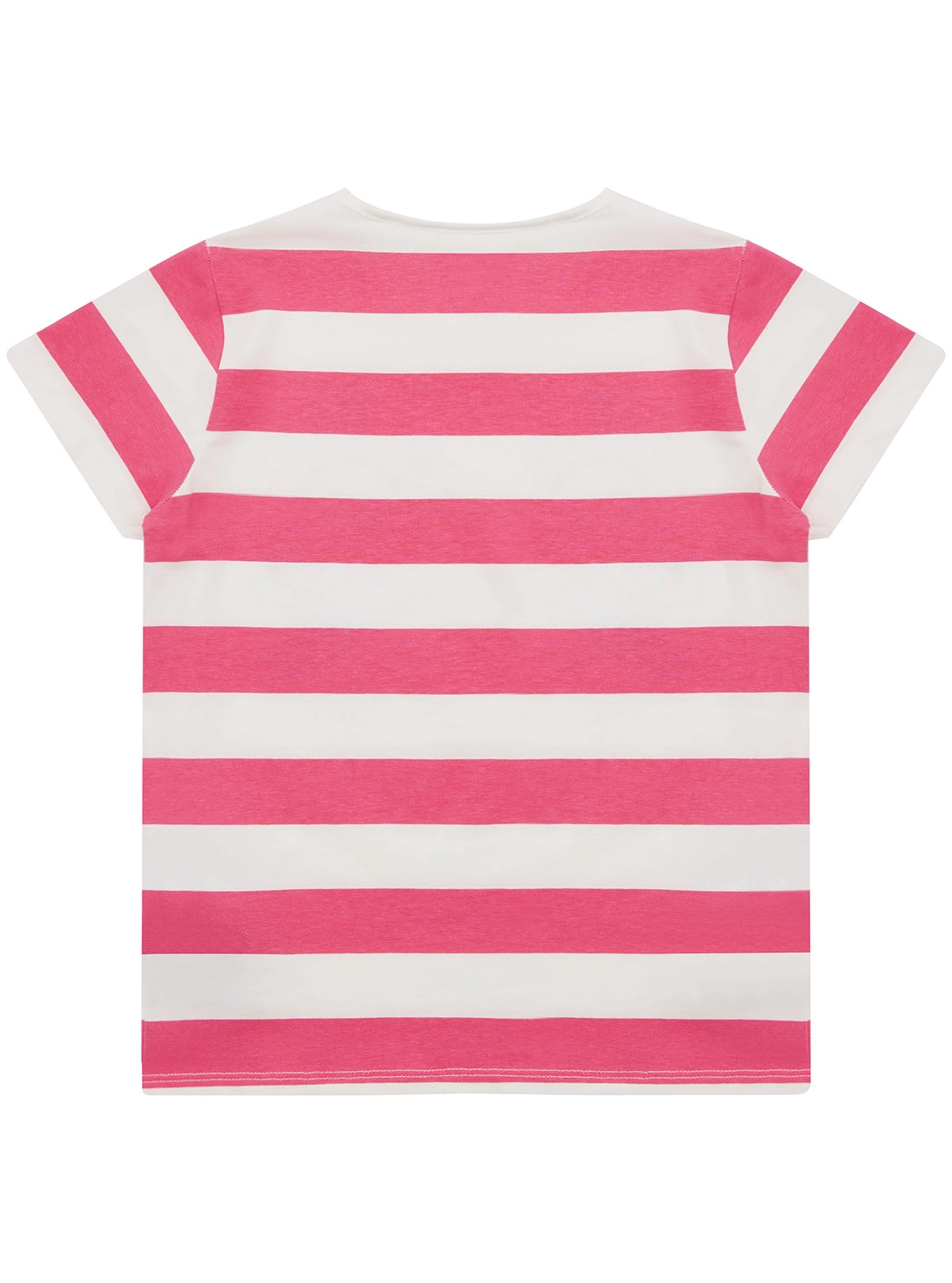 Pink and White Short Sleeve T-Shirt (2-7)