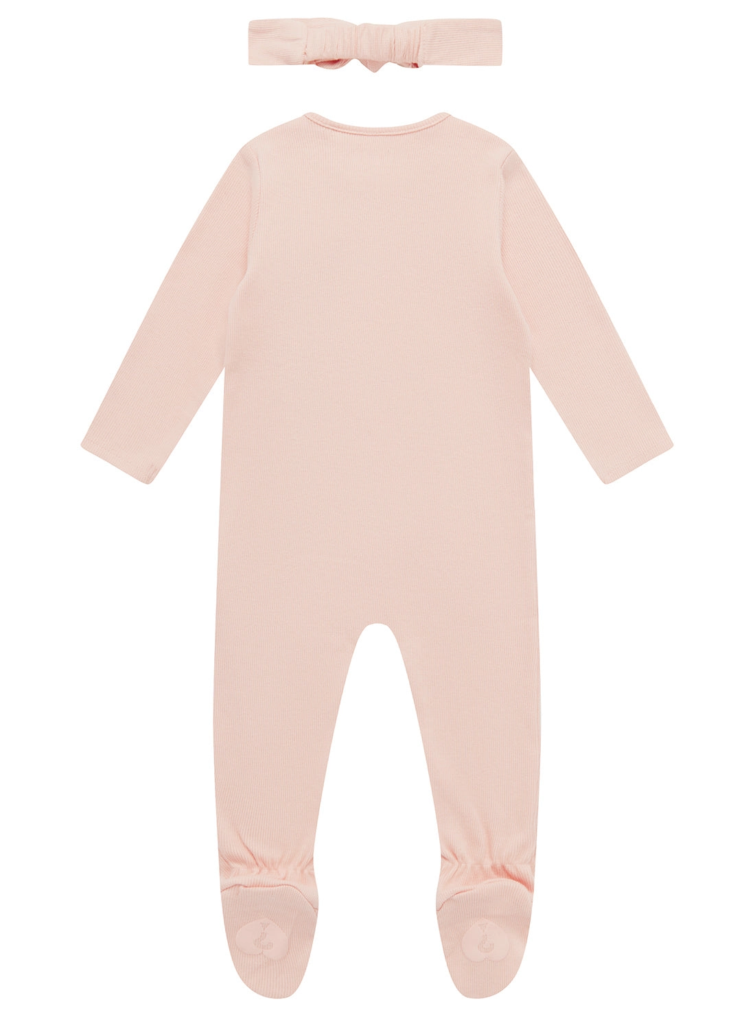 Pink Overall and Hair Band Set (0-12M)