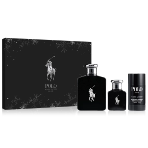 Polo Black by Ralph Lauren 125ml EDT 3 Piece Gift Set