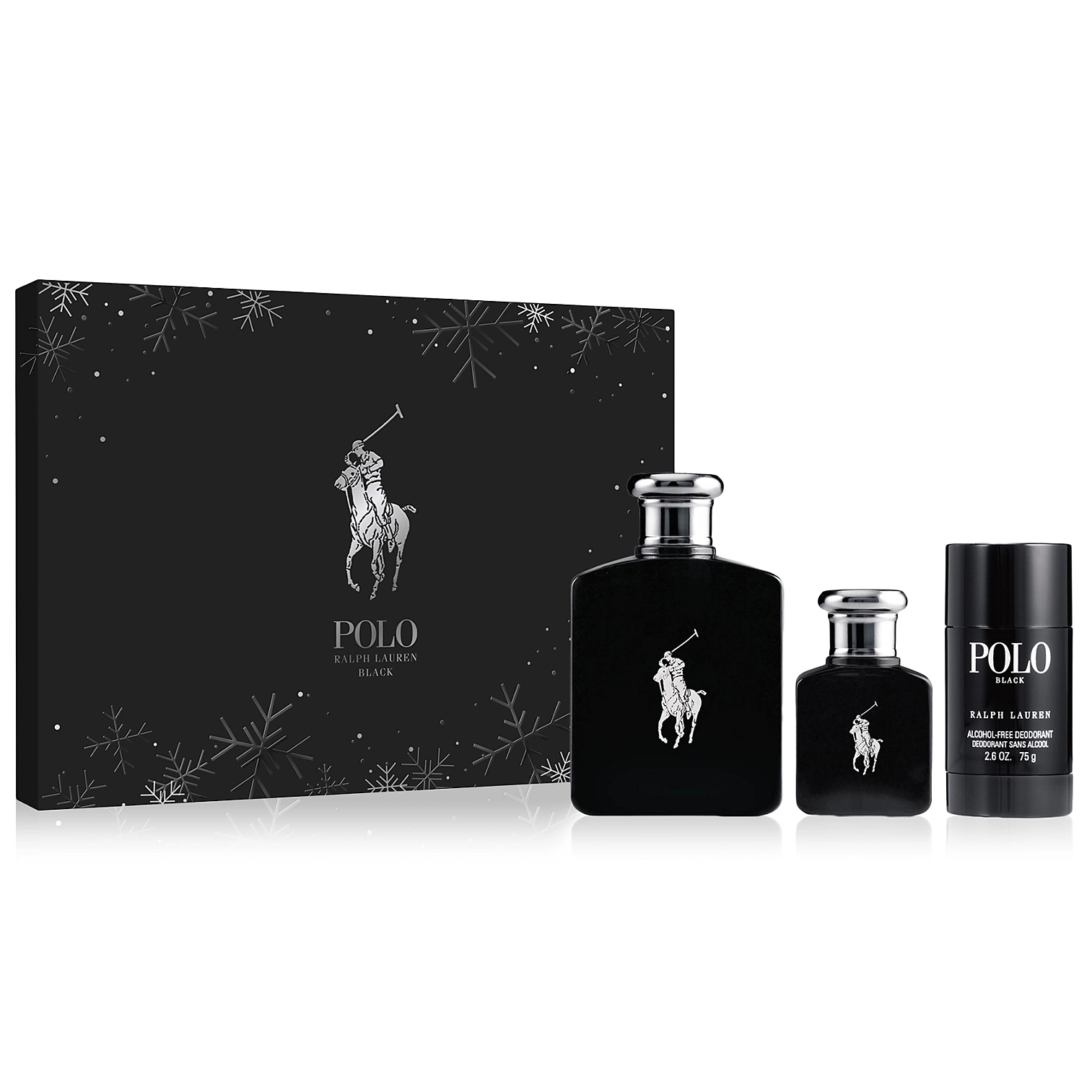 Polo Black by Ralph Lauren 125ml EDT 3 Piece Gift Set