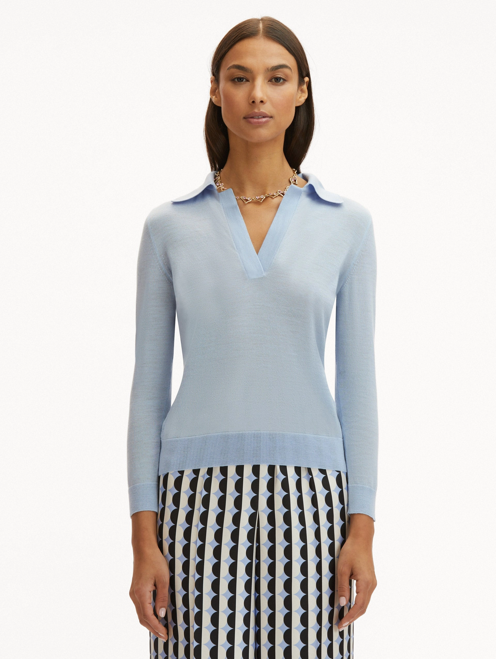 Polo Collared Pullover