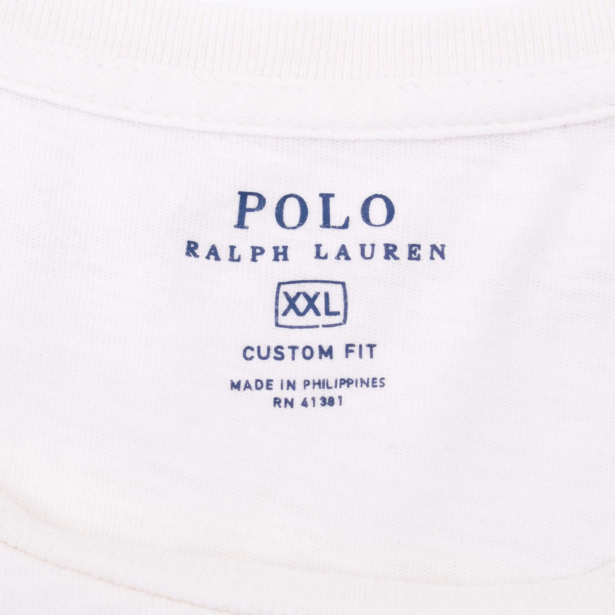 POLO RALPH LAUREN INDIANS CHIEF WHITE TEE SHIRT 2XL