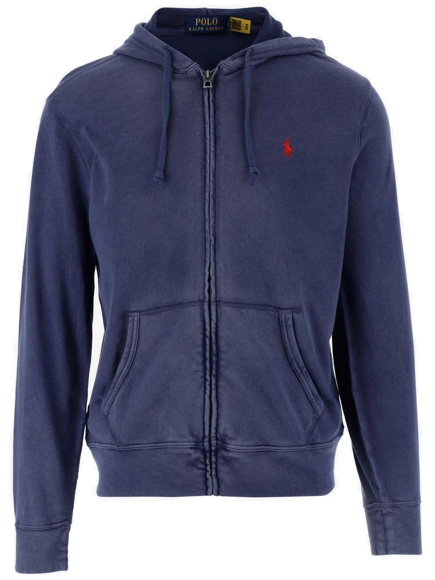 Polo Ralph Lauren Logo Embroidered Zip-Up Hoodie
