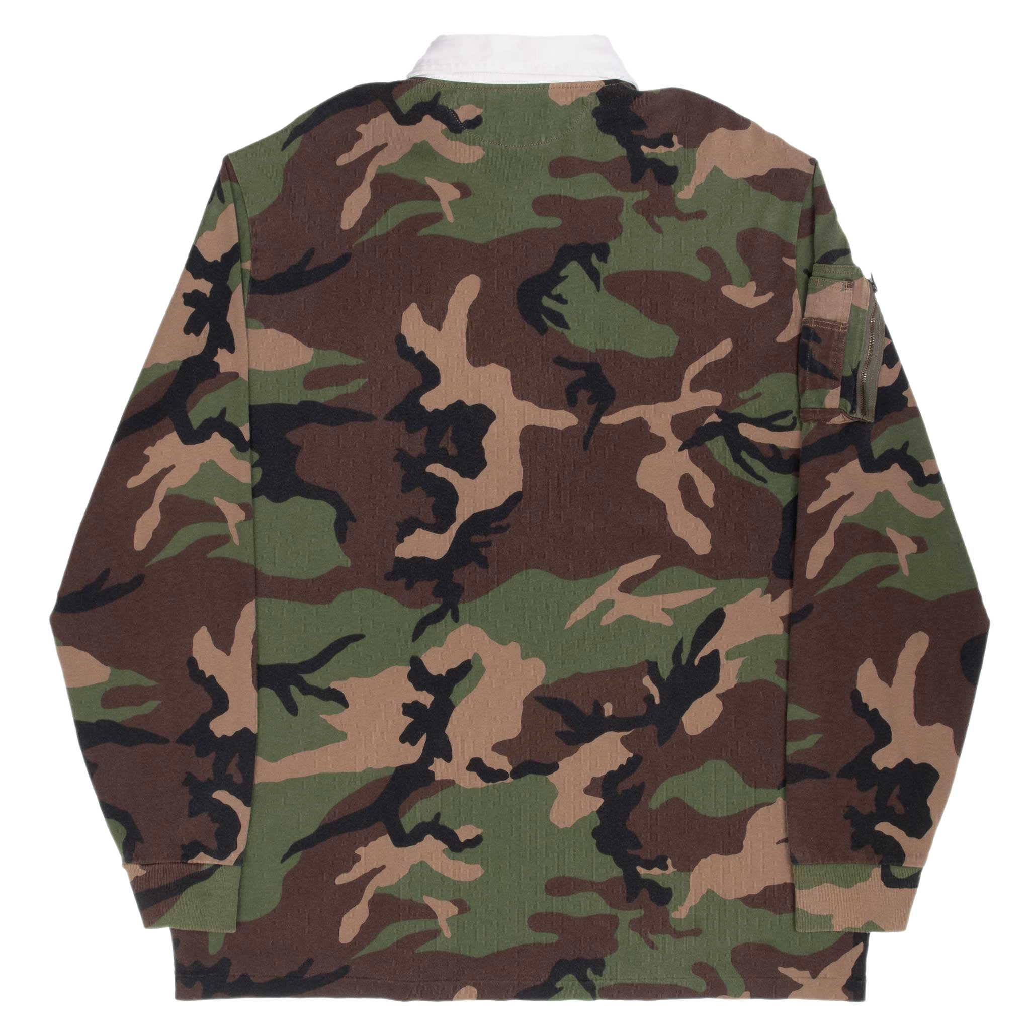 POLO RALPH LAUREN RLFC CAMO RUGBY POLO SHIRT SIZE XL