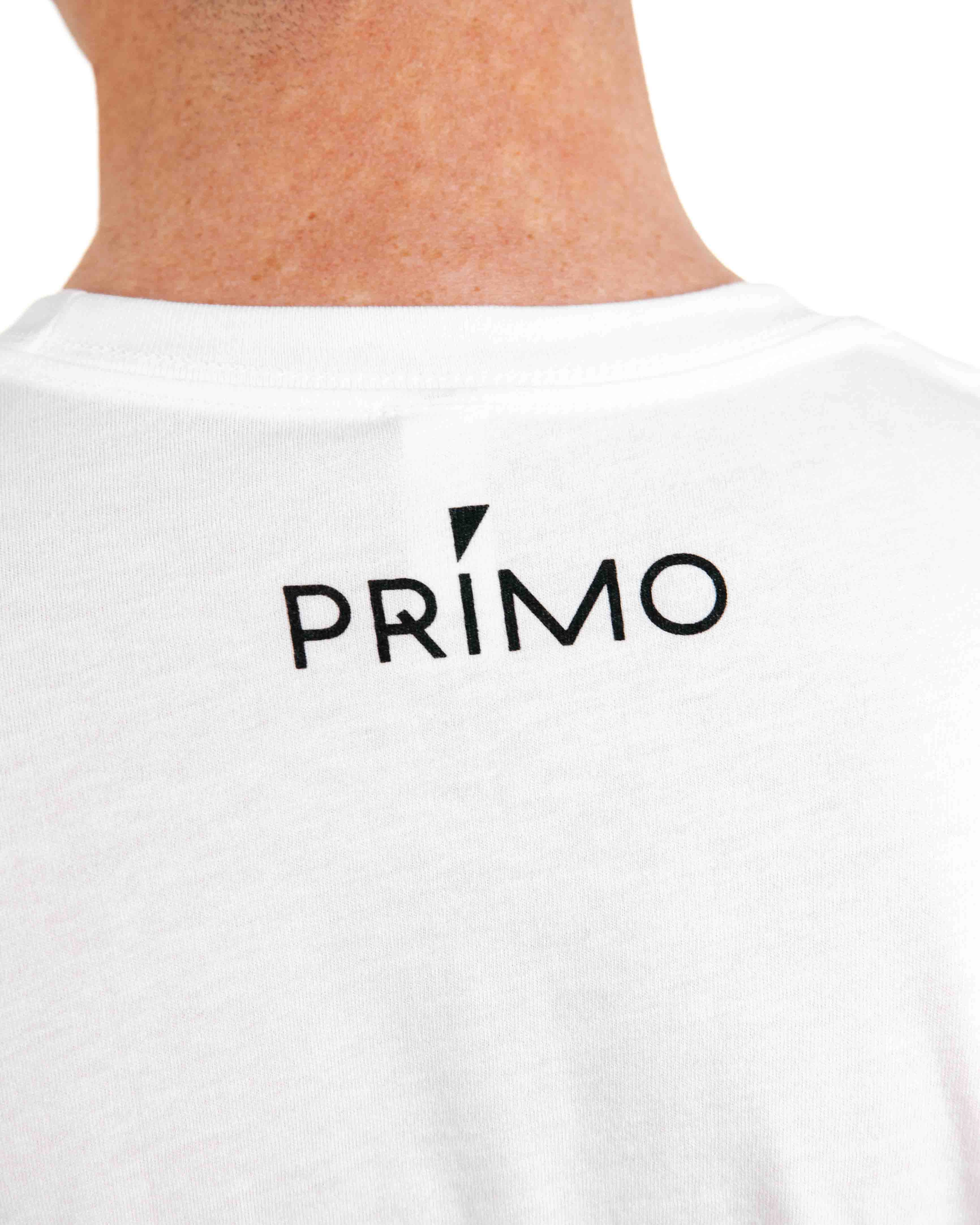 Primo Wordmark Tee - White