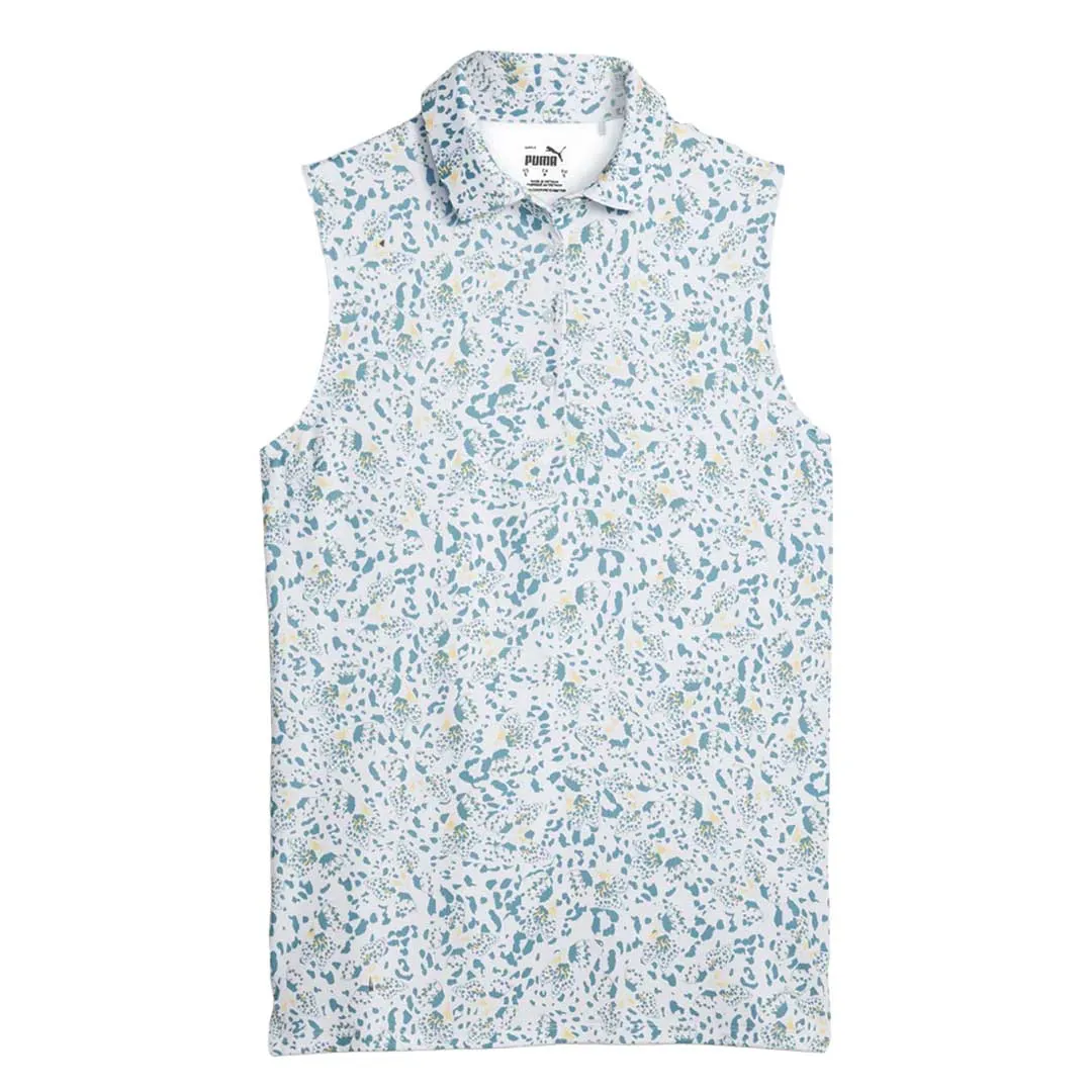 Puma - Women's MATTR Mariposa Sleeveless Golf Polo (621635 02)