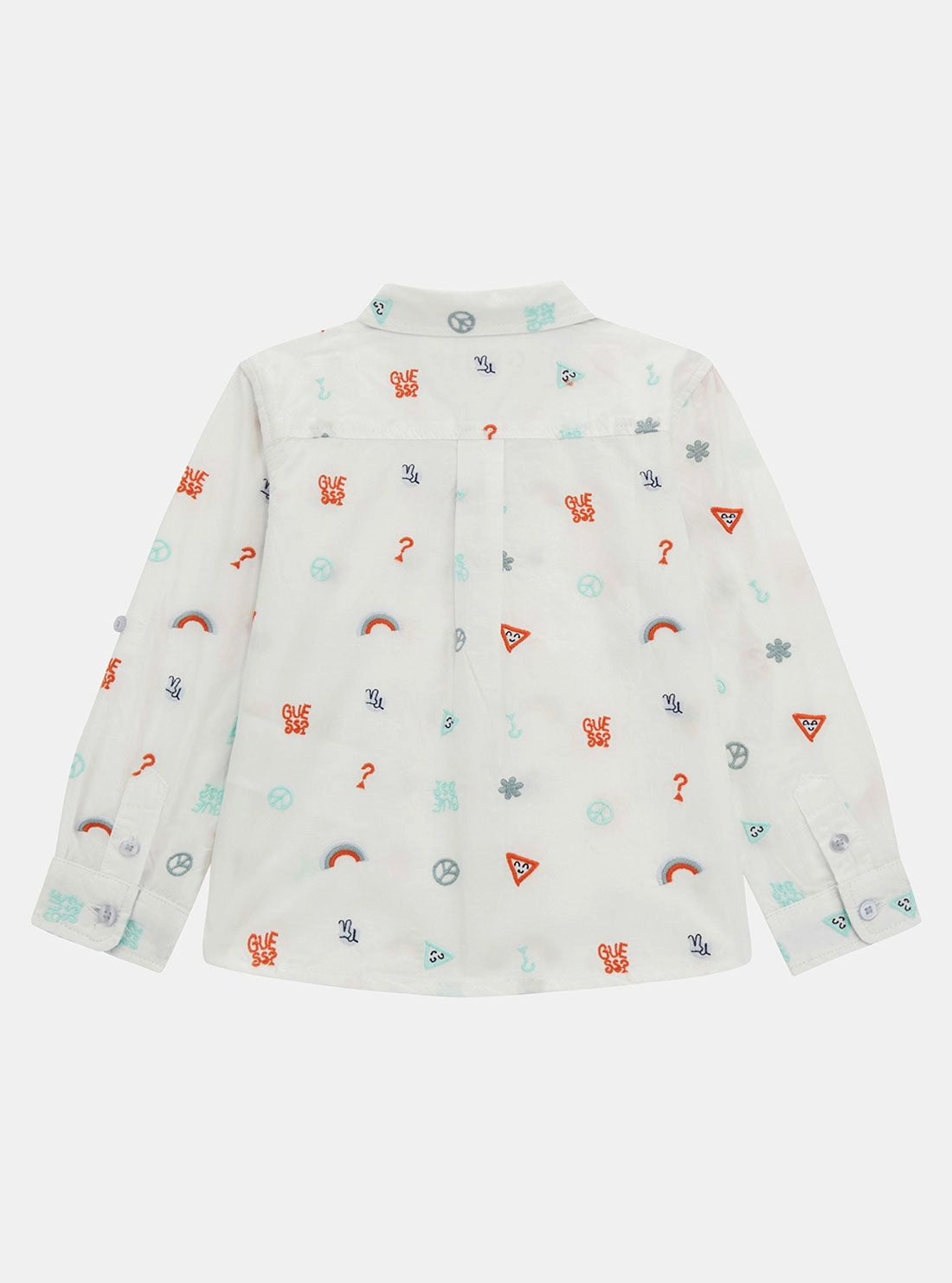 Rainbow Multi Poplin Long Sleeve Shirt (2-7)