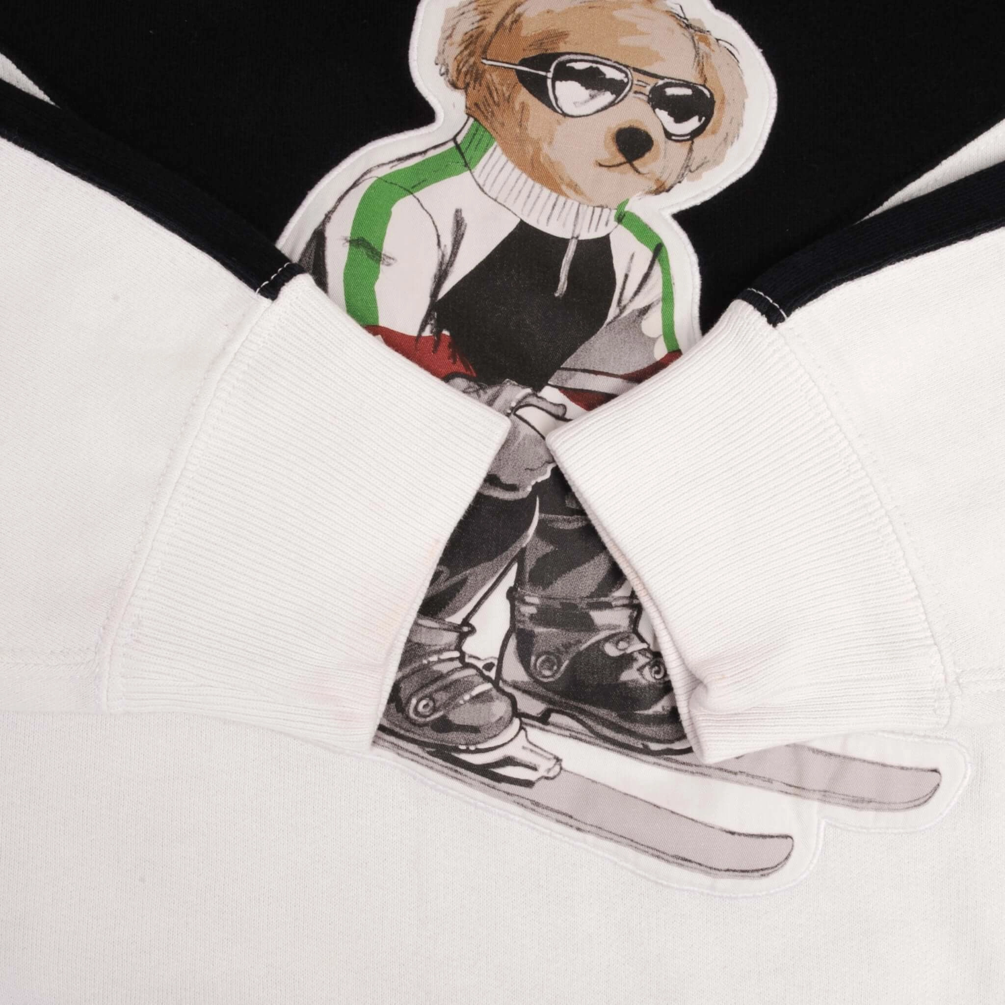RALPH LAUREN SKIING BEAR CROPPED SWEATSHIRT SIZE XL