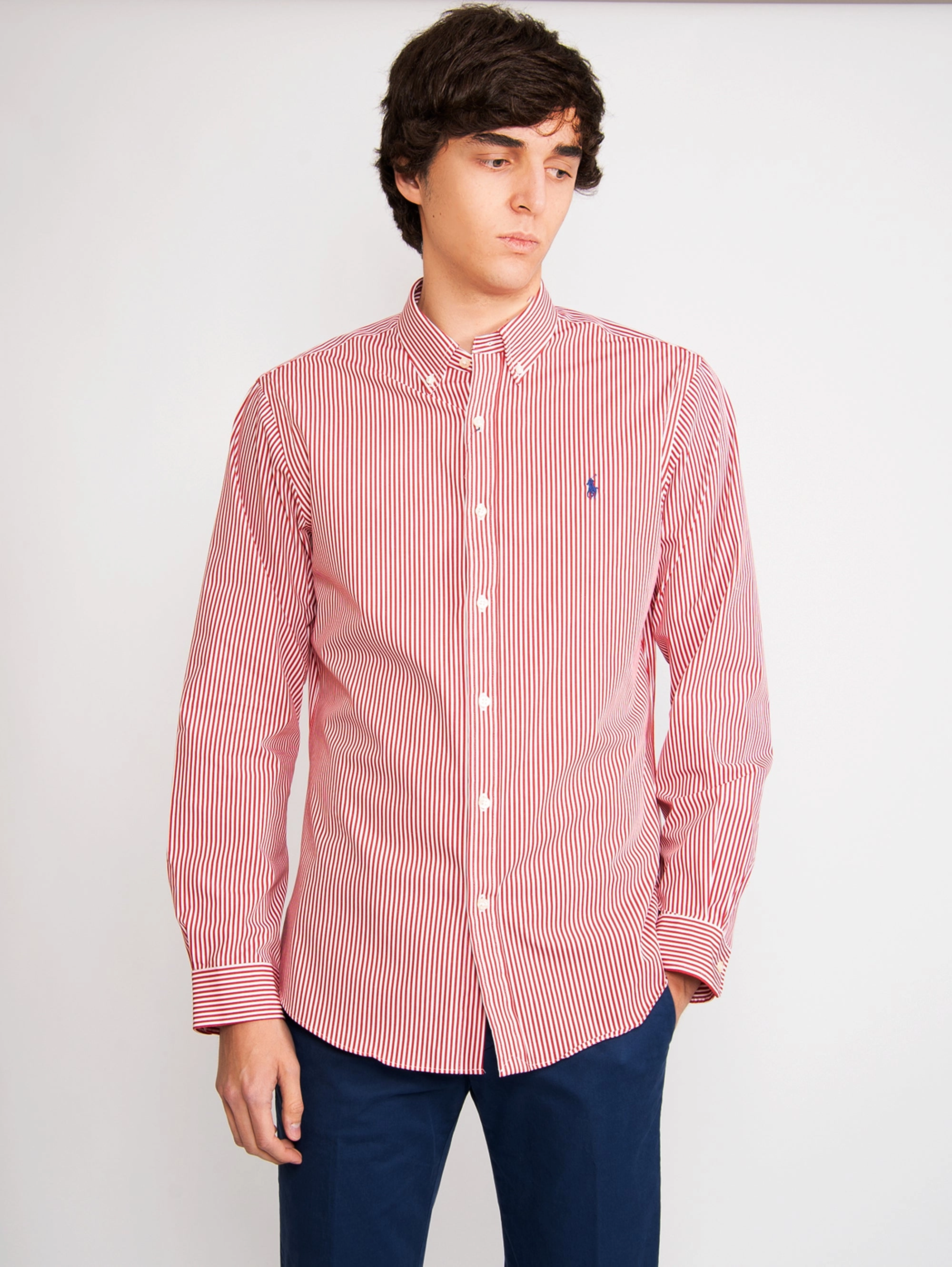 Red / White Striped Shirt