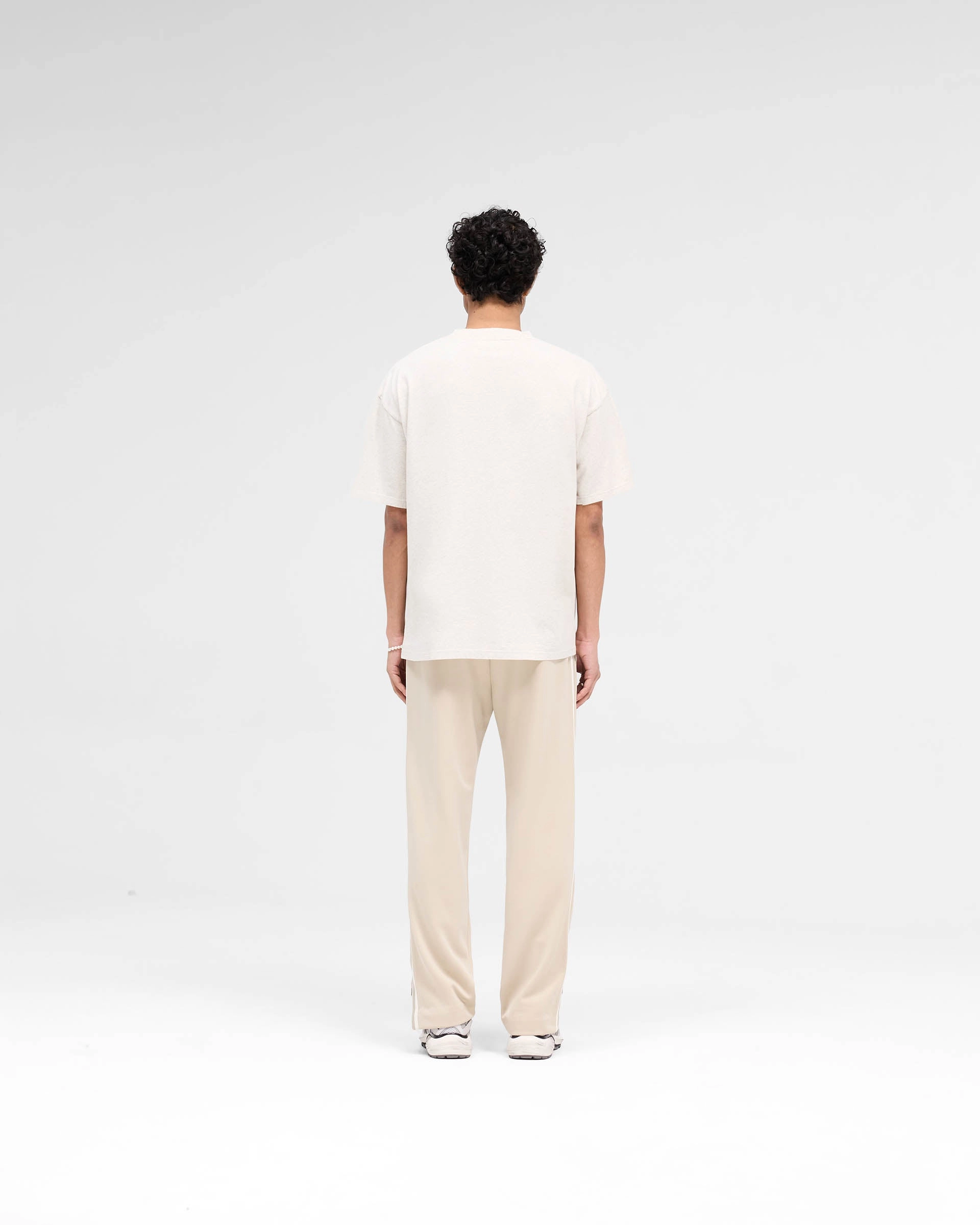 Rep Applique T-Shirt - Cream Marl
