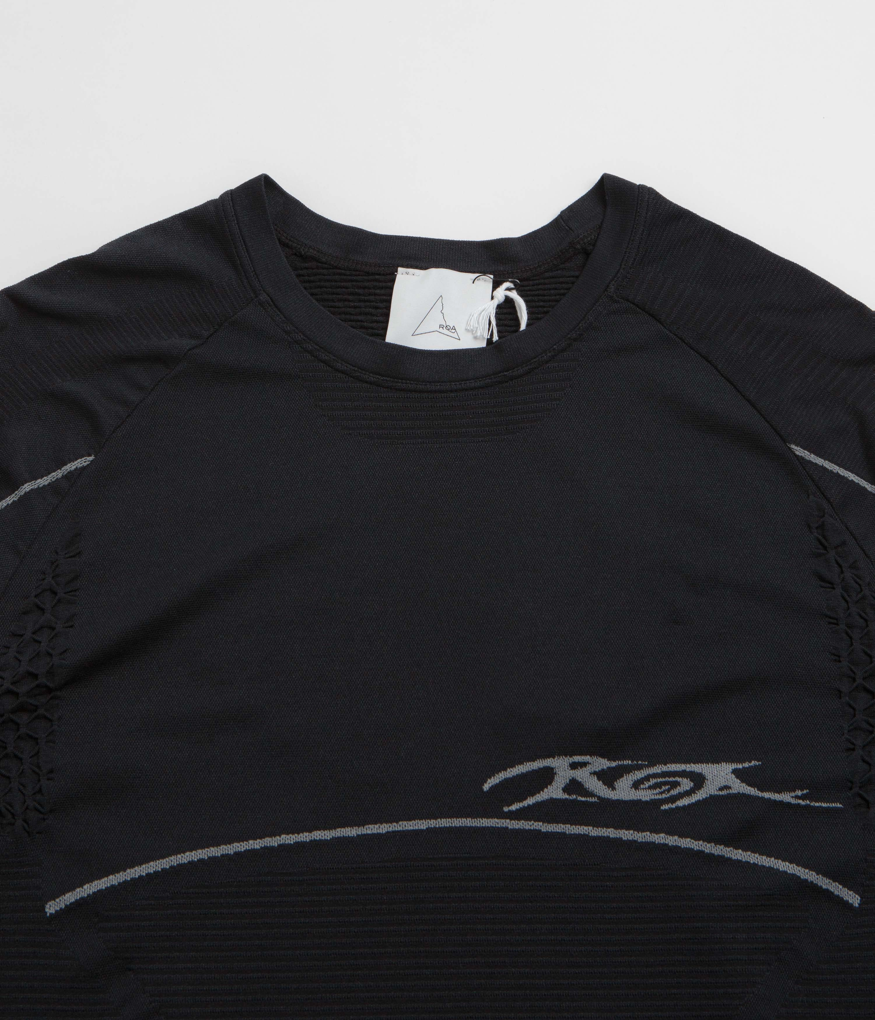 ROA Seamless 2.0 Long Sleeve T-Shirt - Black