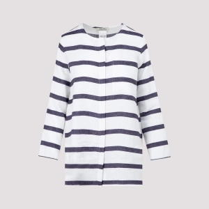 'S Max Mara Striped Round Neck Shirt