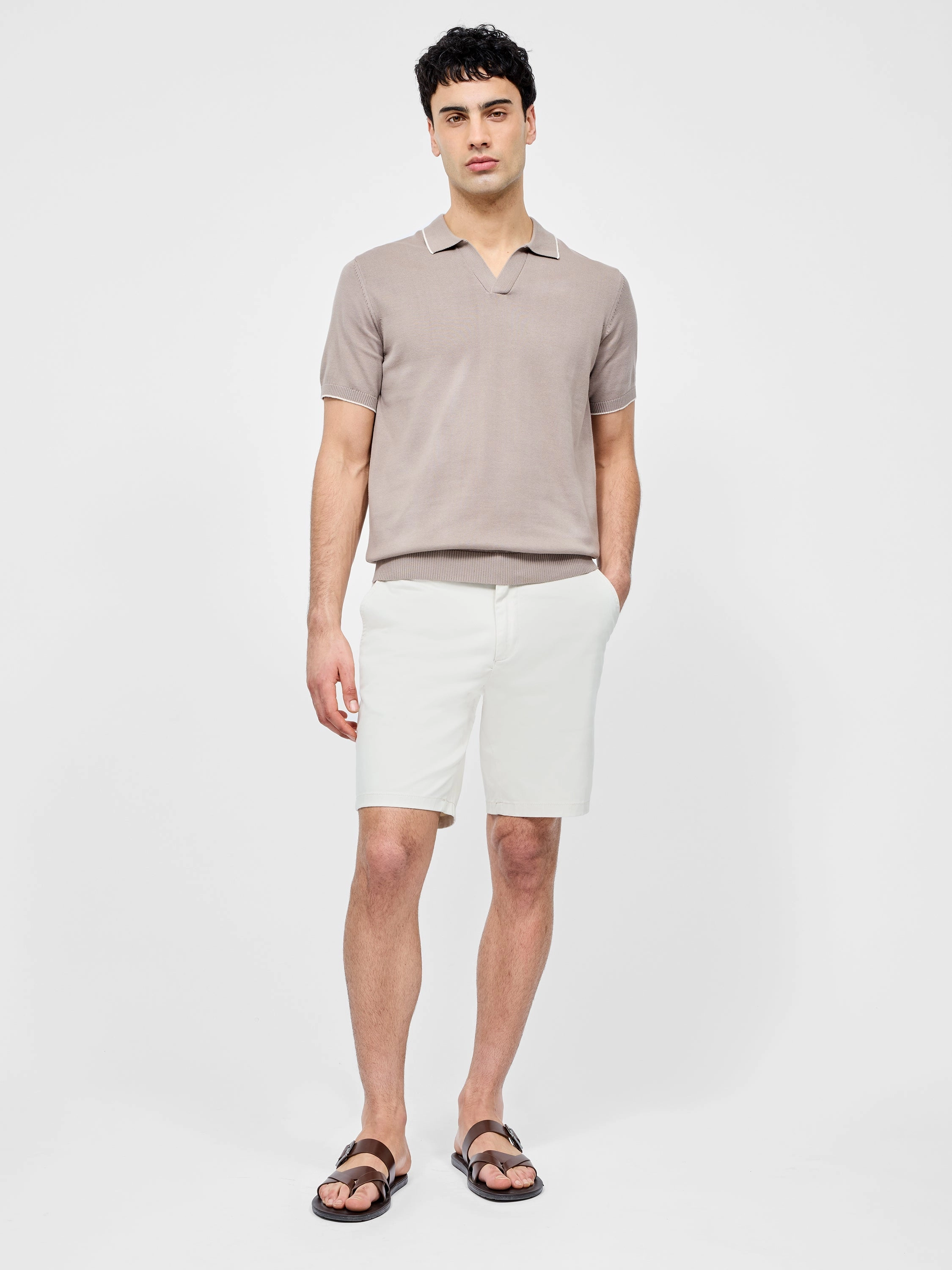 Short Sleeve Trophy Knit Polo Shirt
