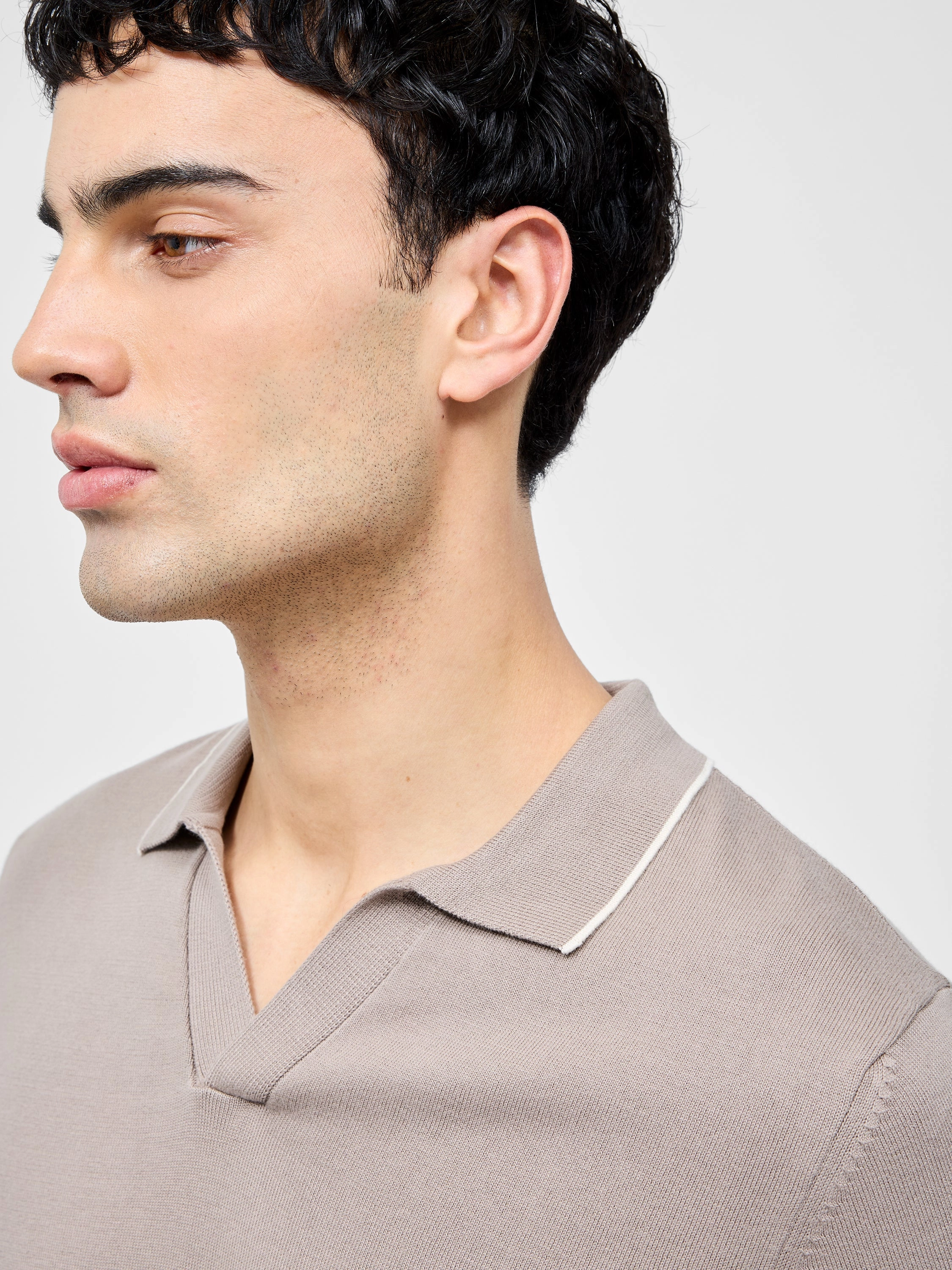 Short Sleeve Trophy Knit Polo Shirt