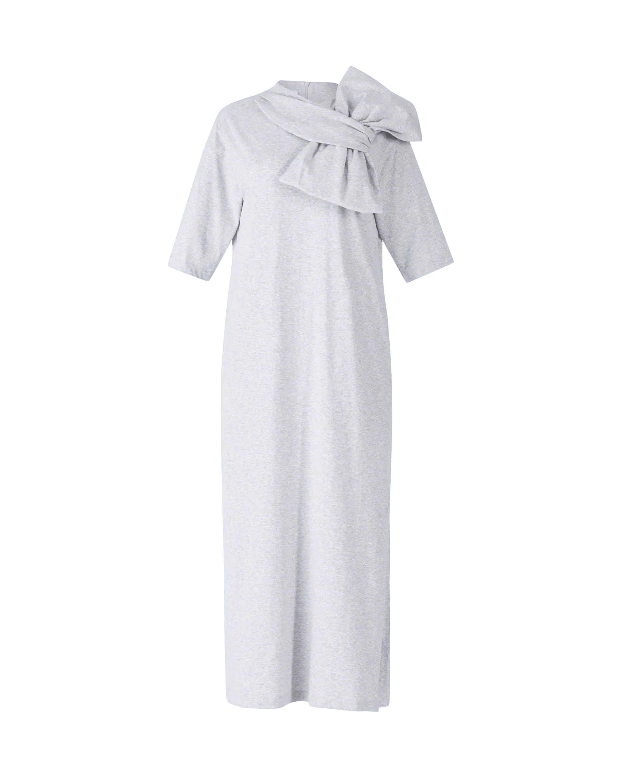 Shoulder Bow Long Dress