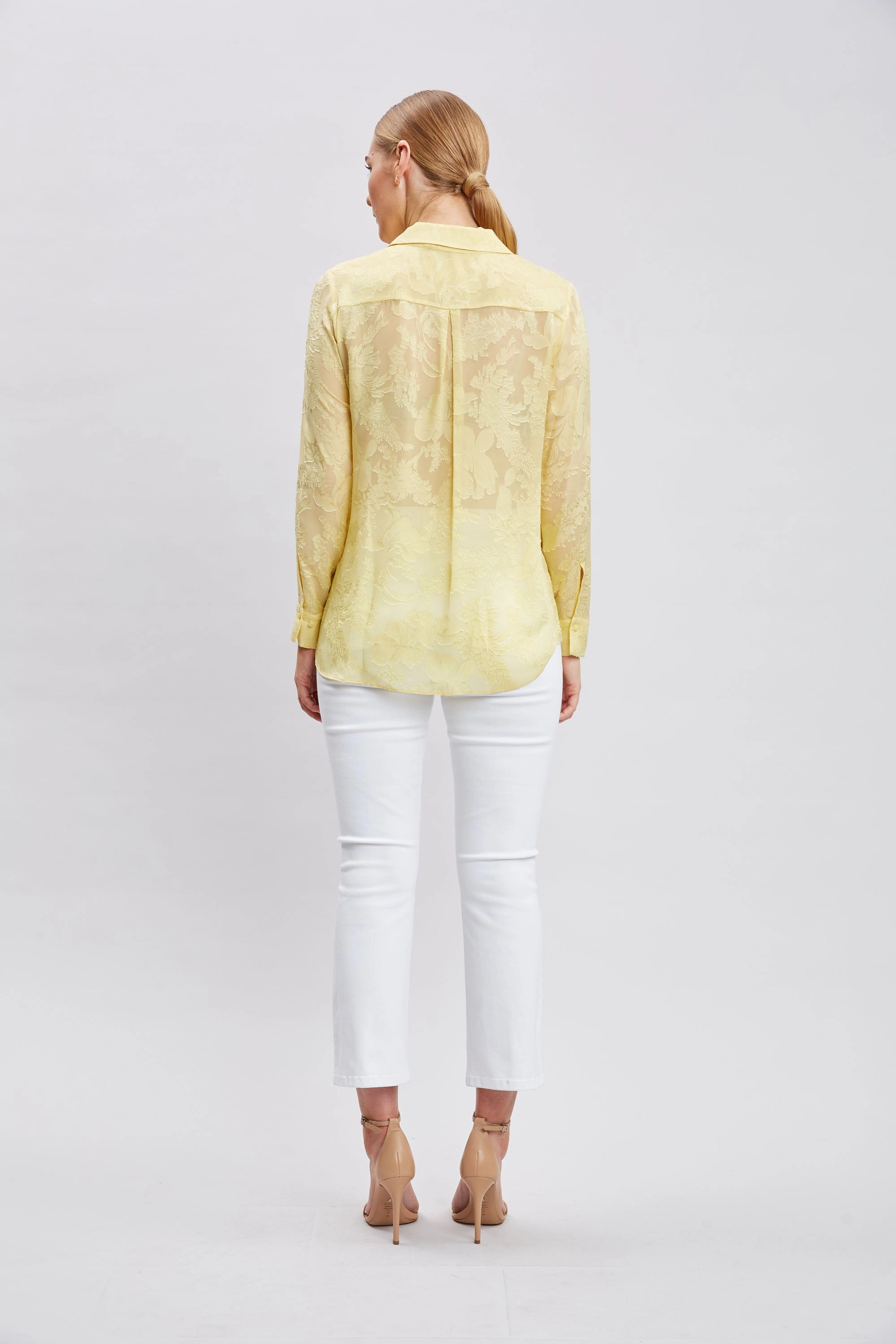 Silk Jacquard Utility Shirt