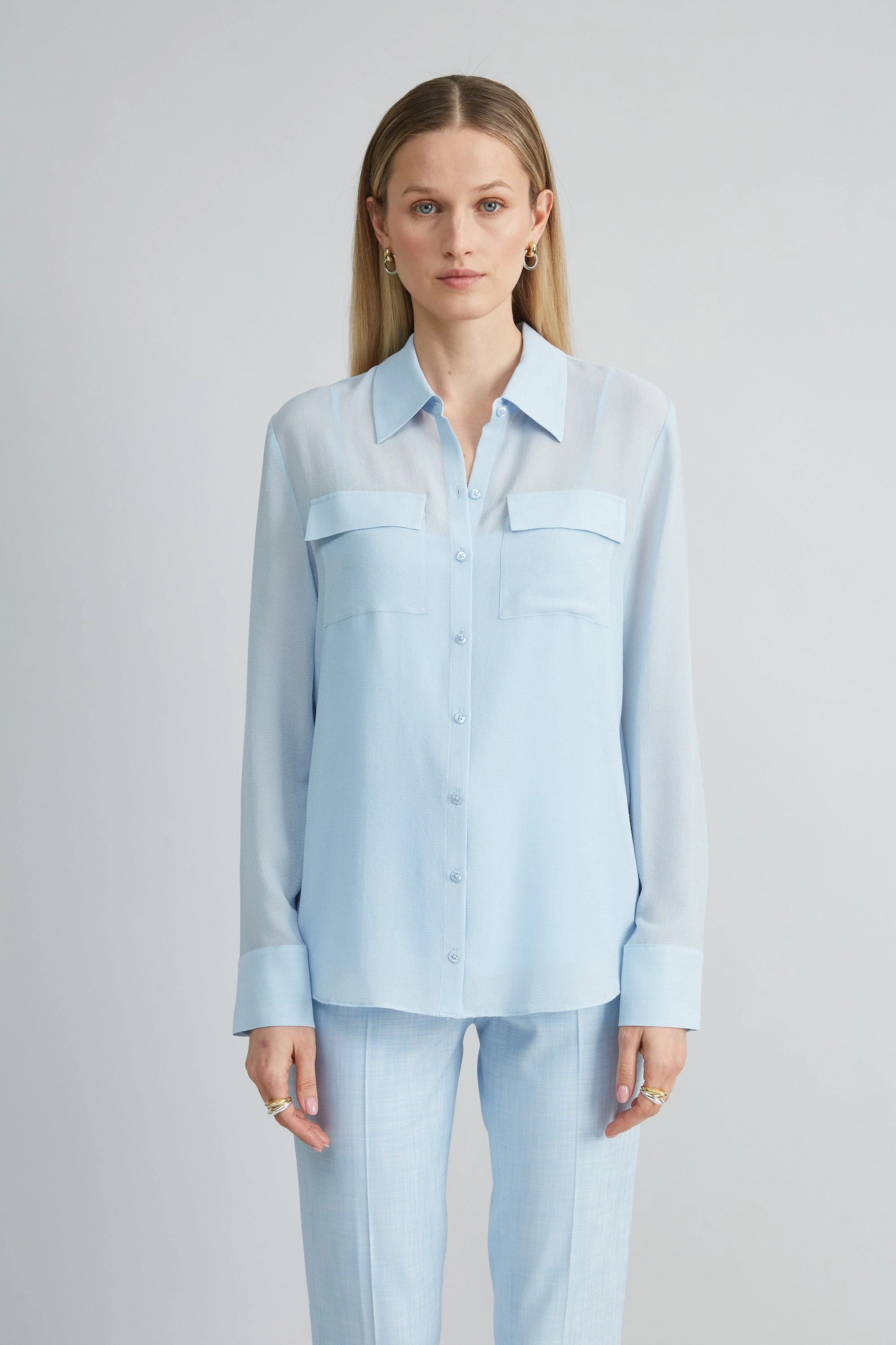Silk Utility Texture Shirt