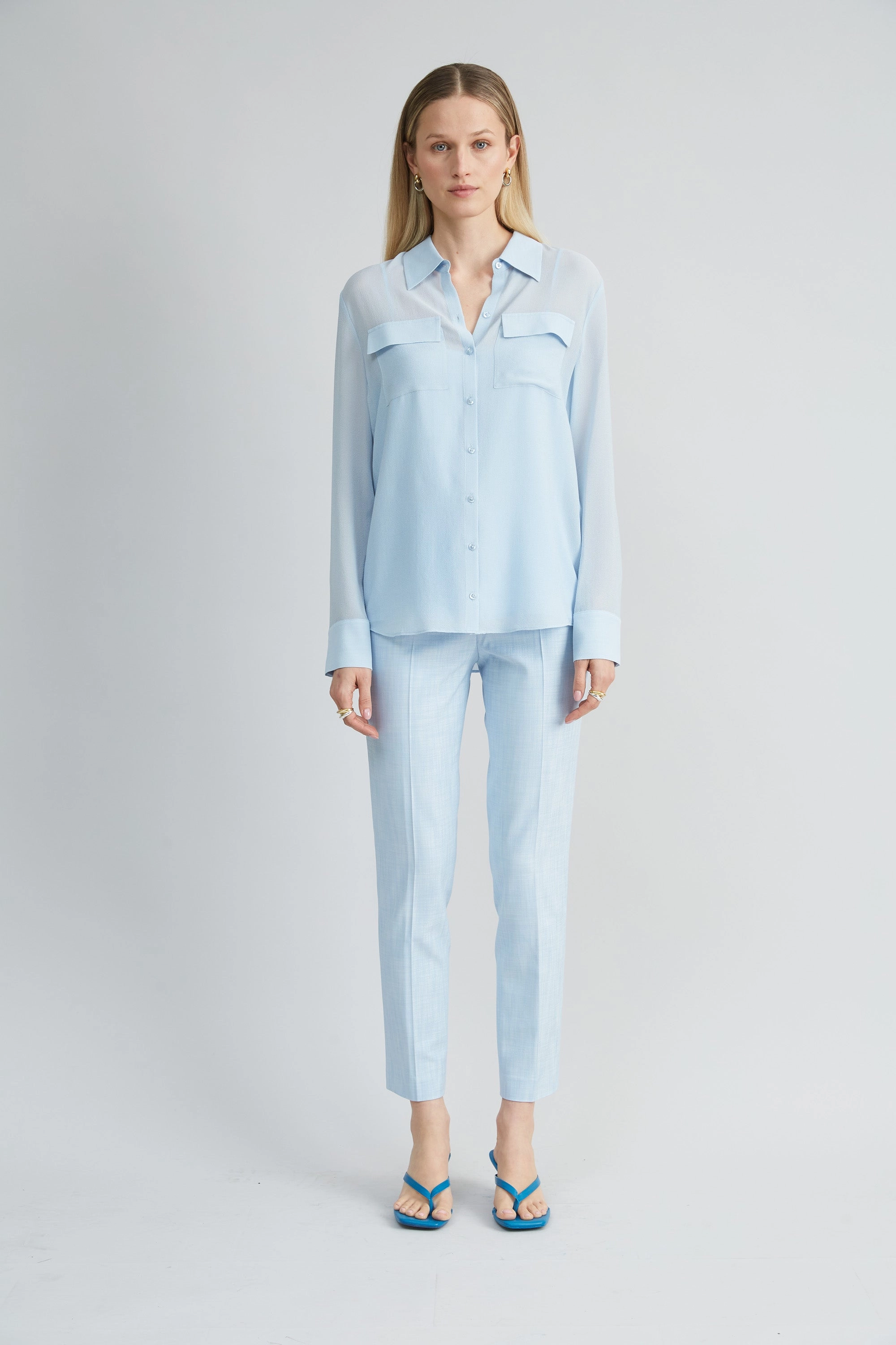 Silk Utility Texture Shirt