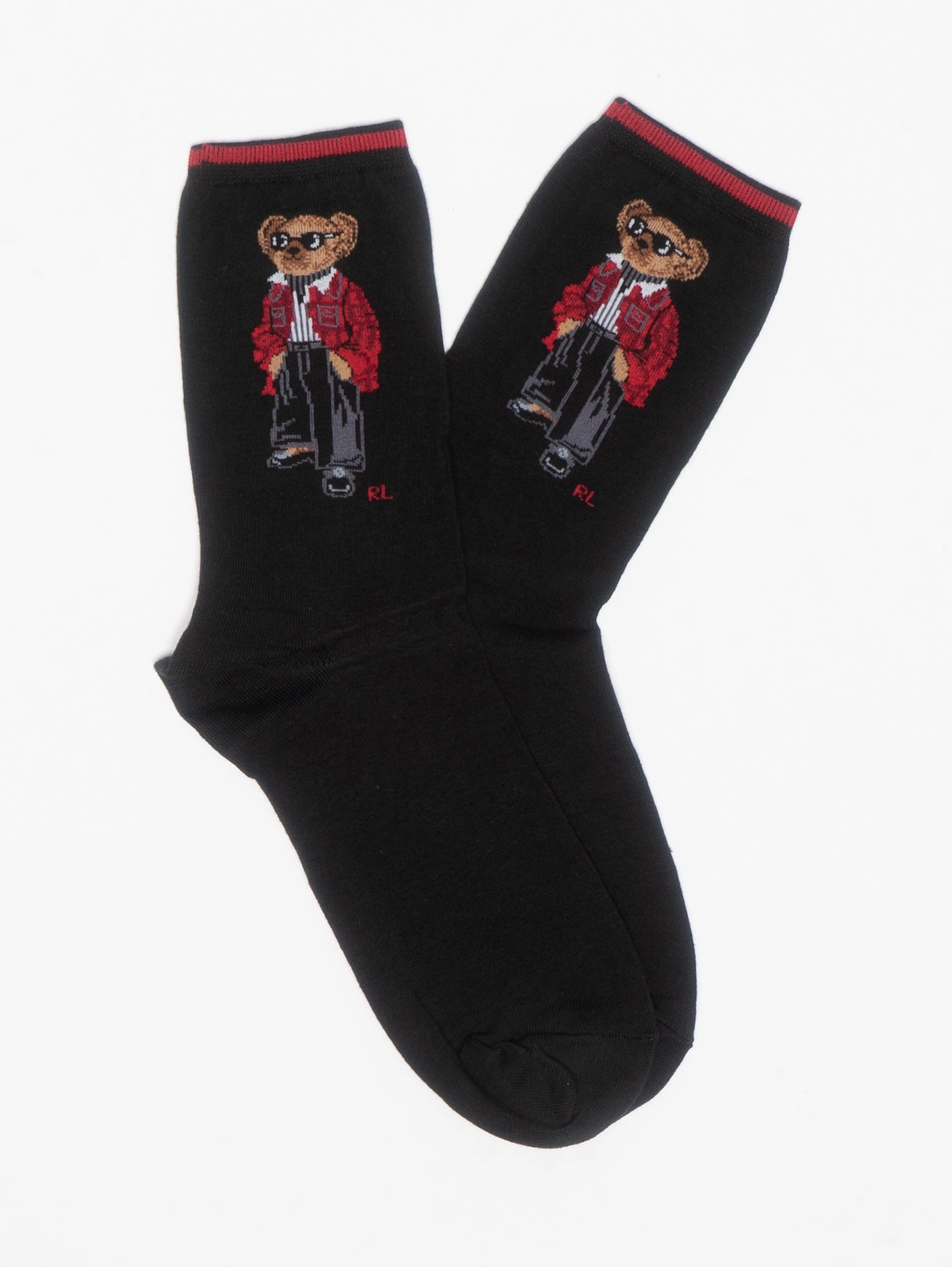 Socks with Polo Bear Black