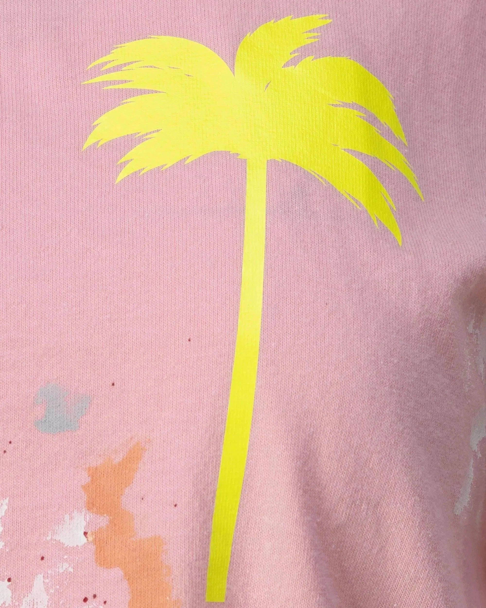 Splatter Painted Cropped T-Shirt