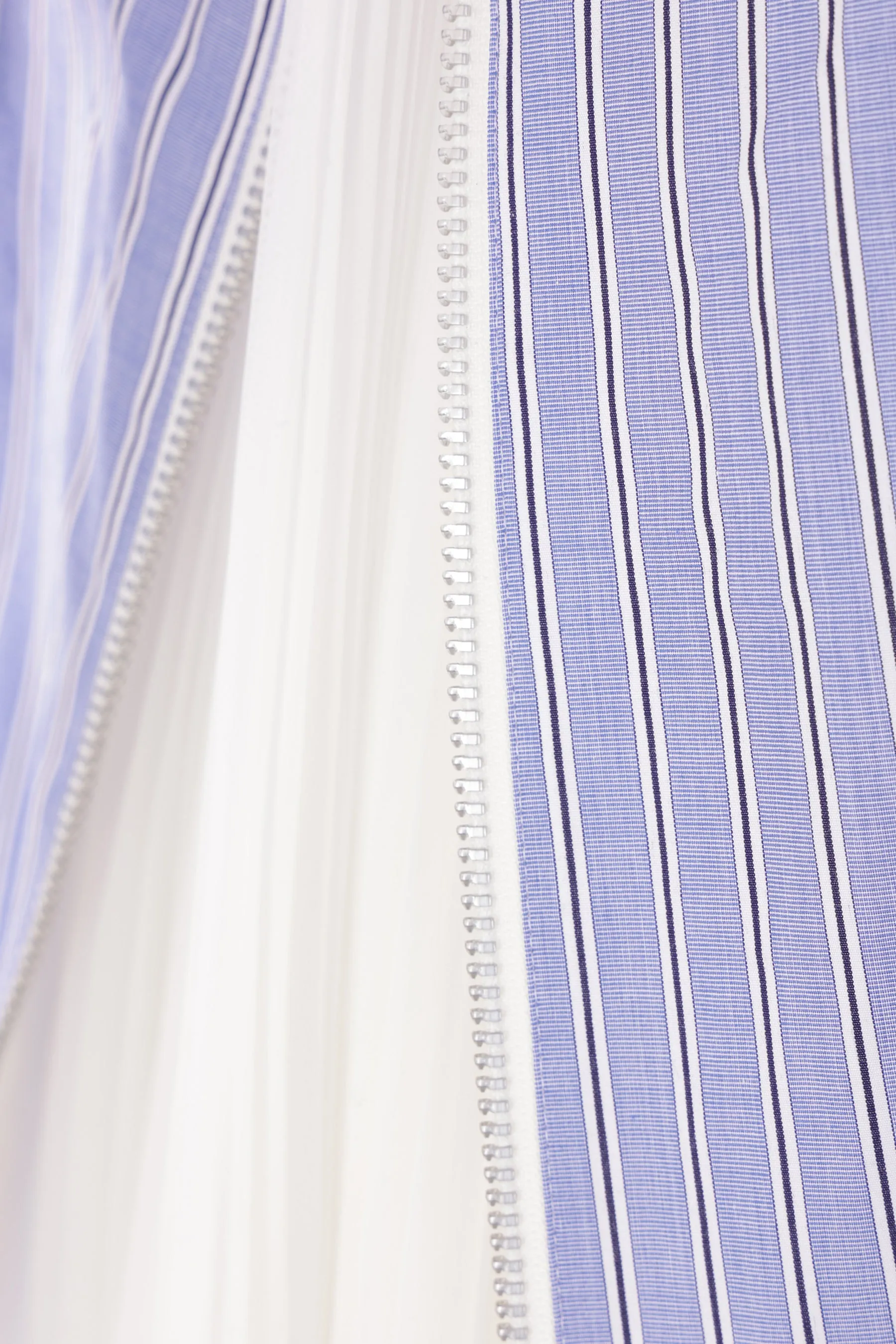 striped poplin mini dress