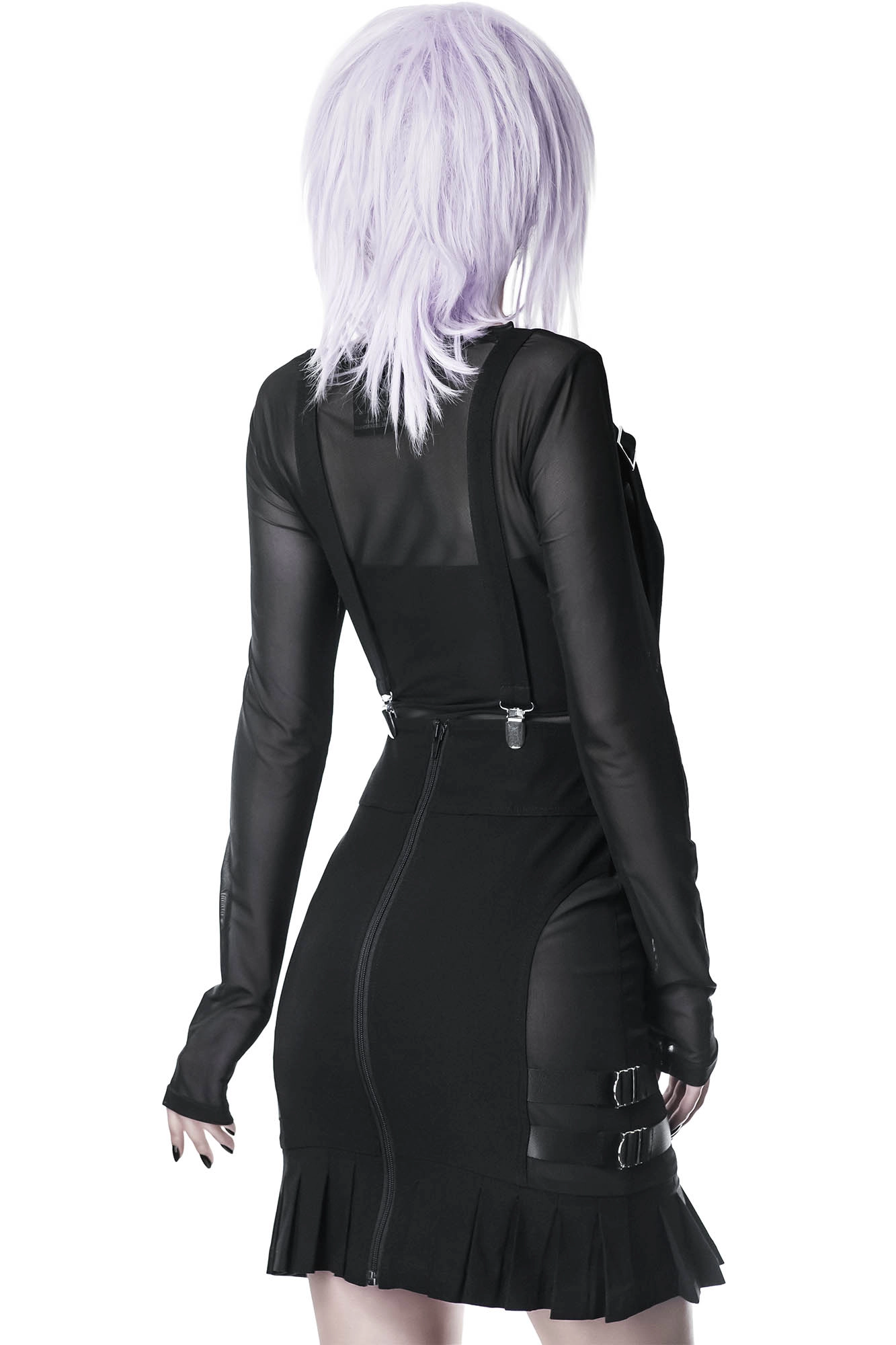 Synth Suspender Skirt - Resurrect